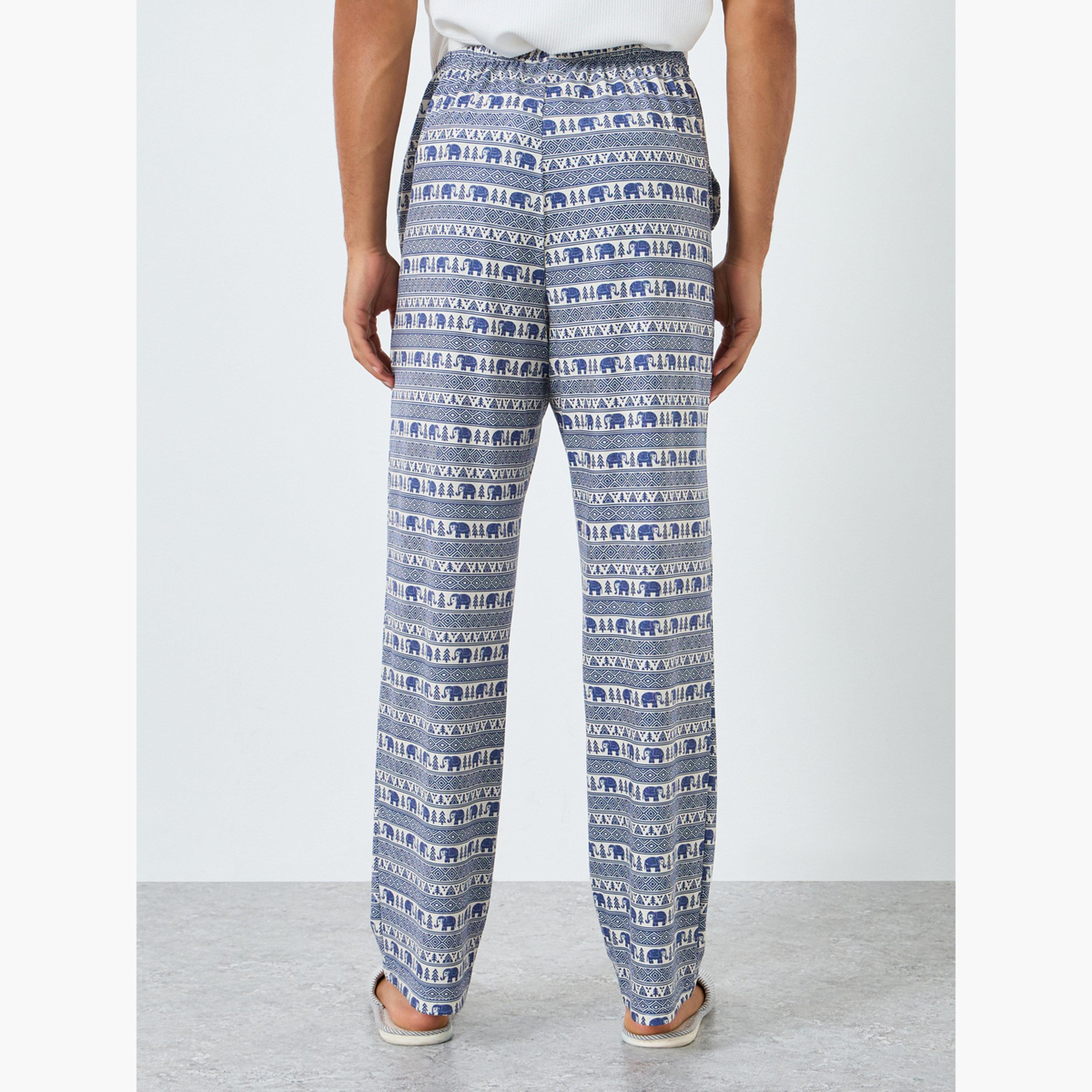 Styli Men Relaxed Fit All Over Print Pyjama-men-clothing-nightwear-pyjamaandshorts-image-4