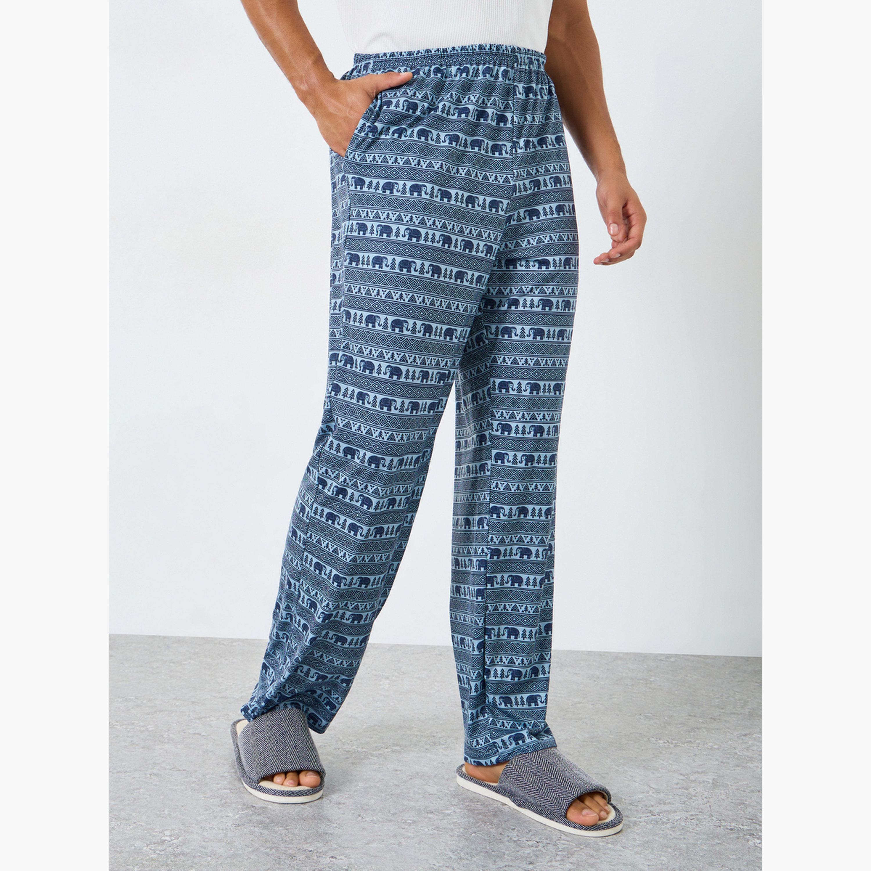 Styli Men Relaxed Fit All Over Print Pyjama-men-clothing-nightwear-pyjamaandshorts-image-1