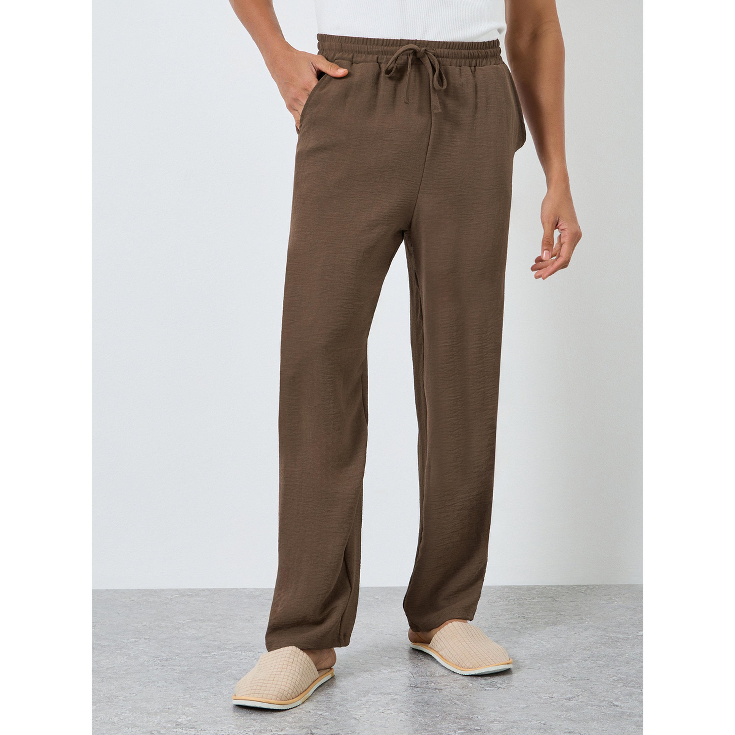 Styli Men Textured Pyjama With Drawstring-men-clothing-nightwear-pyjamaandshorts-image-1