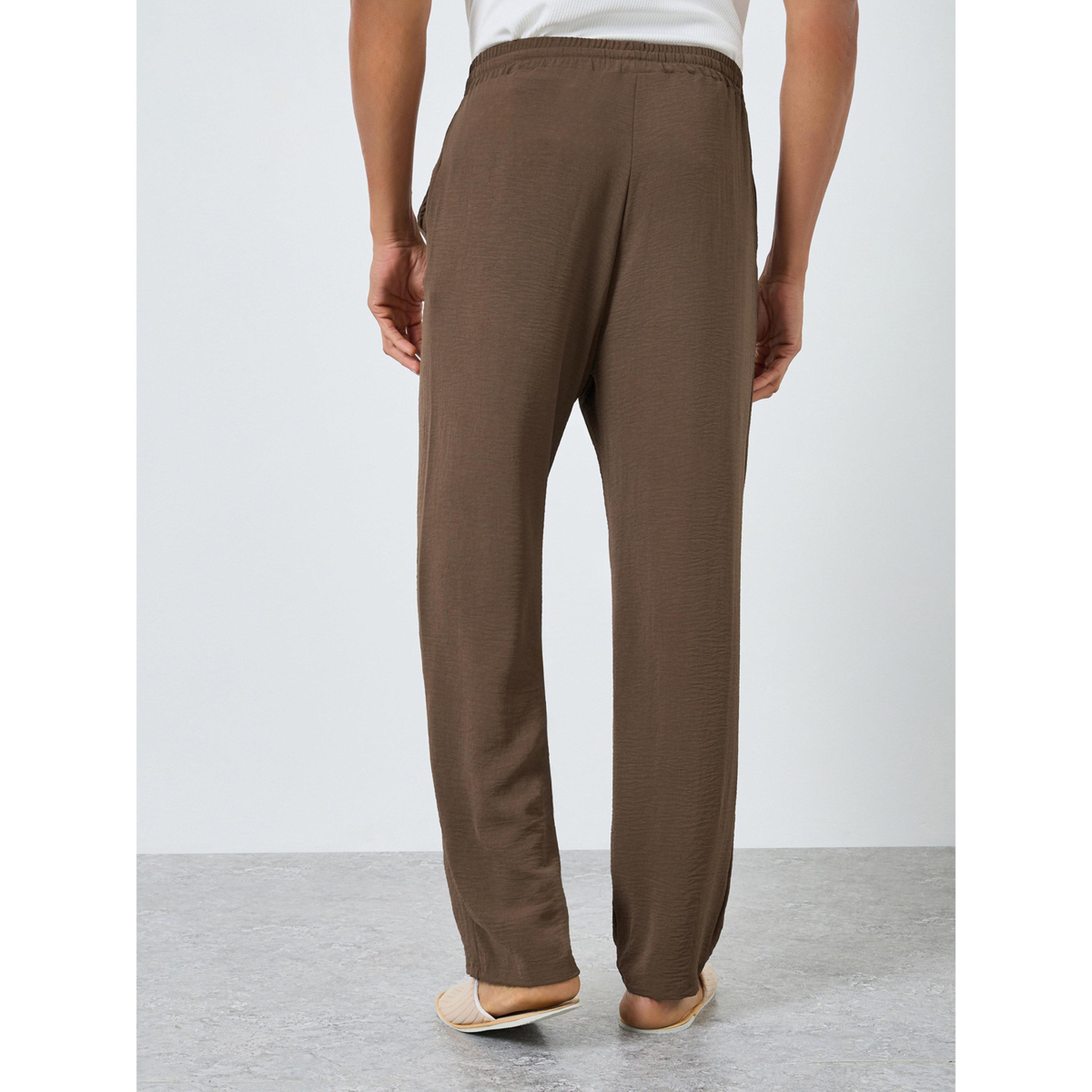 Styli Men Textured Pyjama With Drawstring-men-clothing-nightwear-pyjamaandshorts-image-4