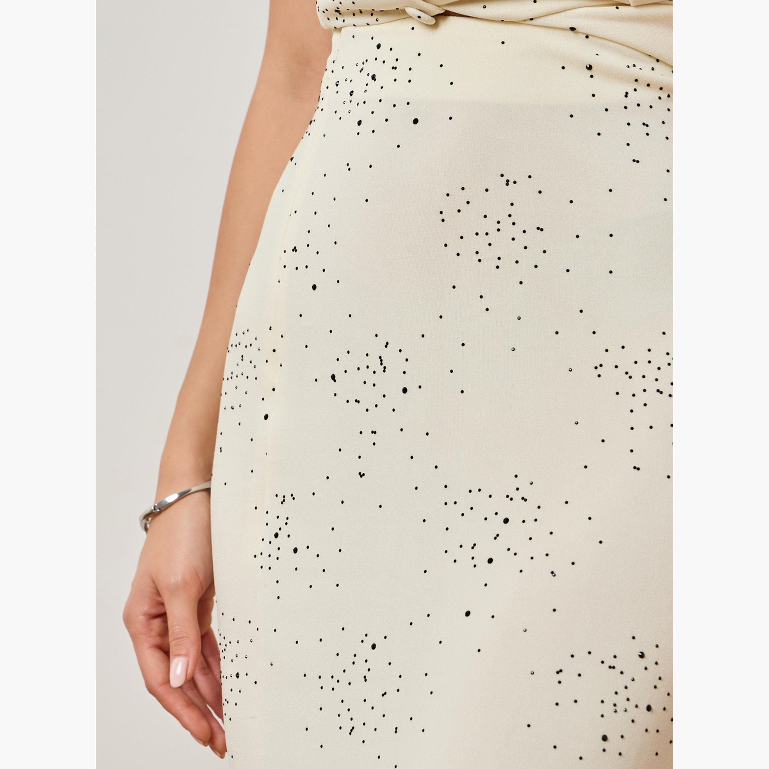 Styli Women Off-White Ditsy Print Maxi Skirt-women-clothing-bottoms-skirts-image-4