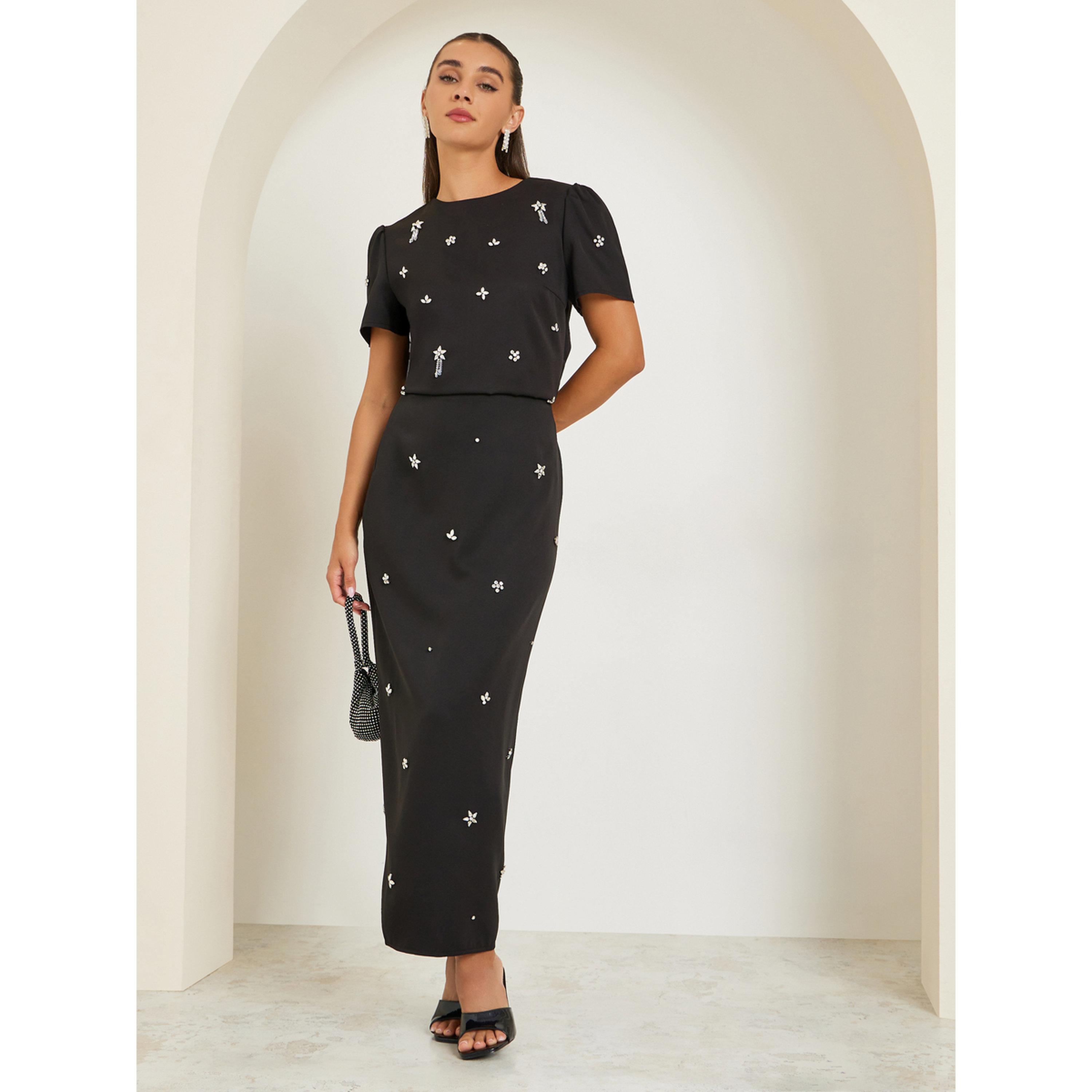 Styli Black Embellished Blouse-women-clothing-shirtsandblouses-blouses-image-2
