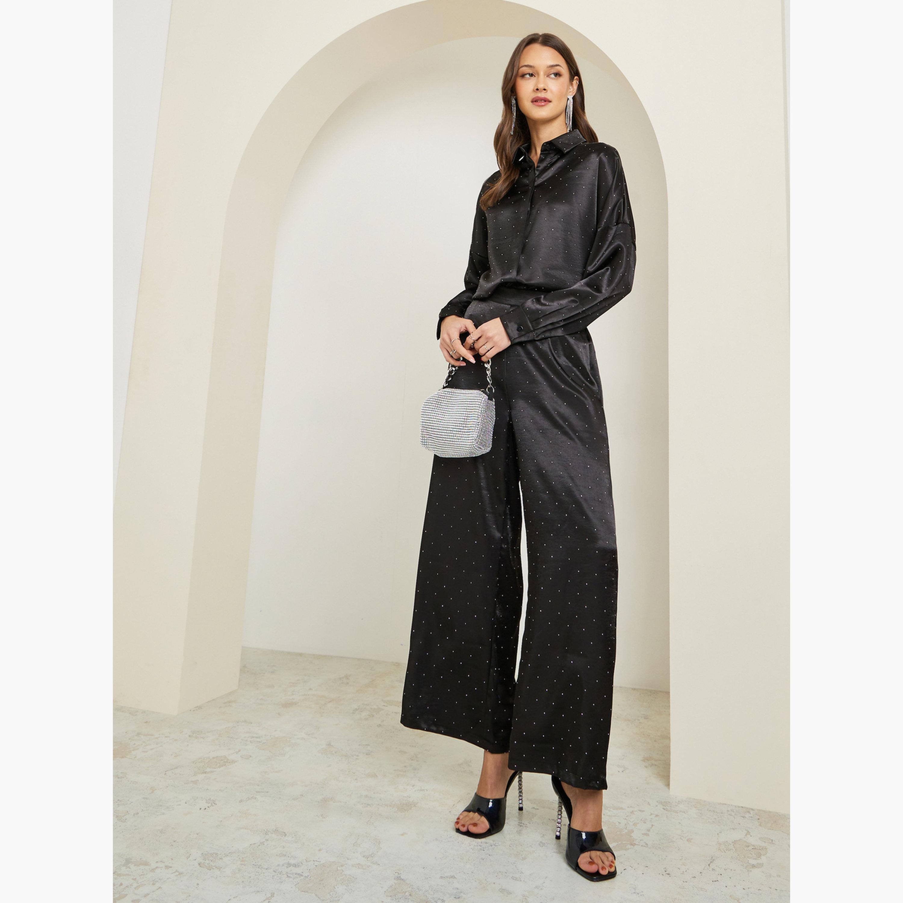 بلوزة ساتان مزين-women-clothing-shirtsandblouses-shirts-image-2