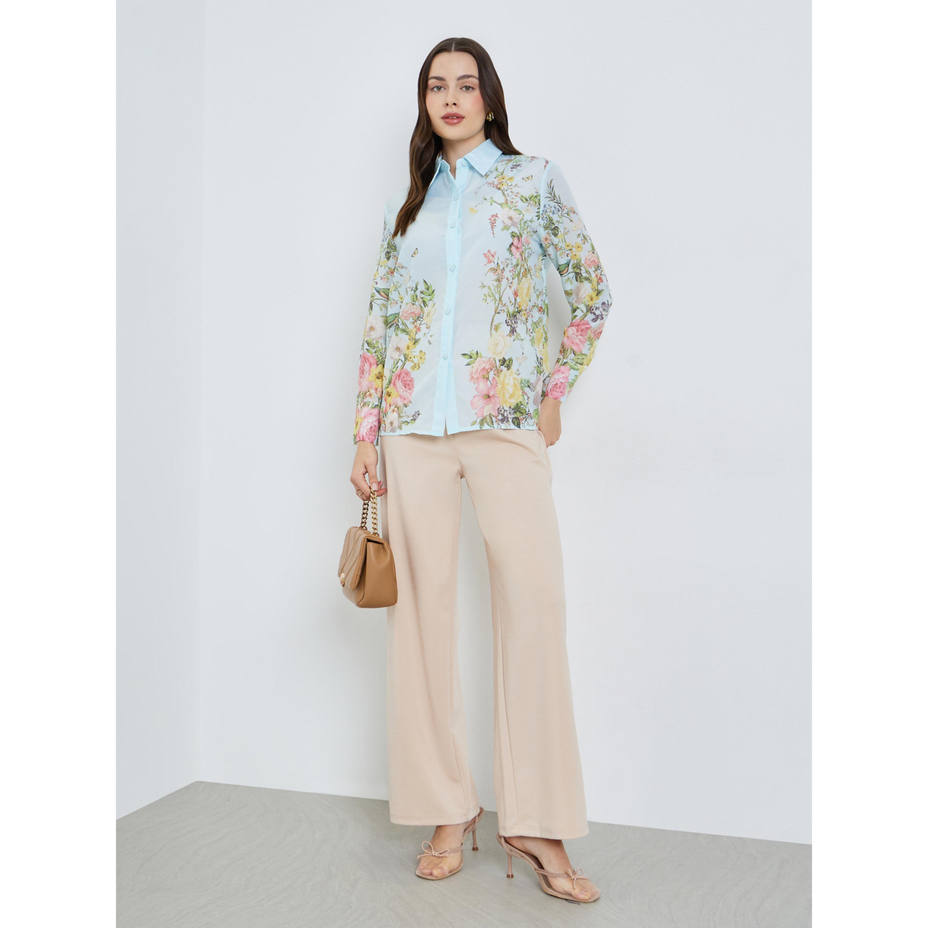 بلوزة بطبعة زهور-women-clothing-shirtsandblouses-shirts-image-2