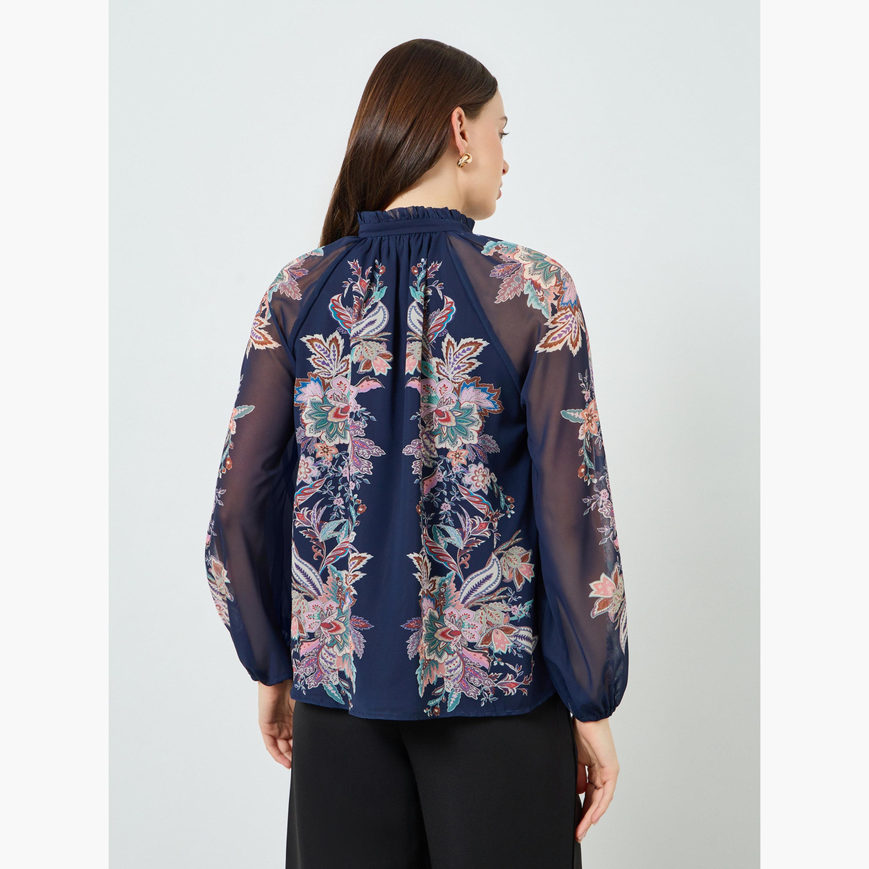 بلوزة بطبعة بيزلي-women-clothing-shirtsandblouses-blouses-image-4