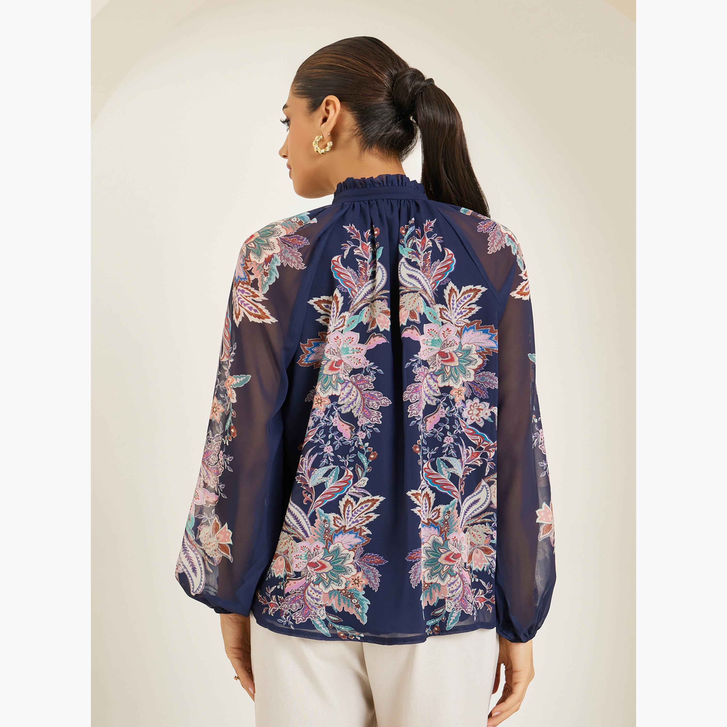 بلوزة بطبعة بيزلي-women-clothing-shirtsandblouses-blouses-image-6