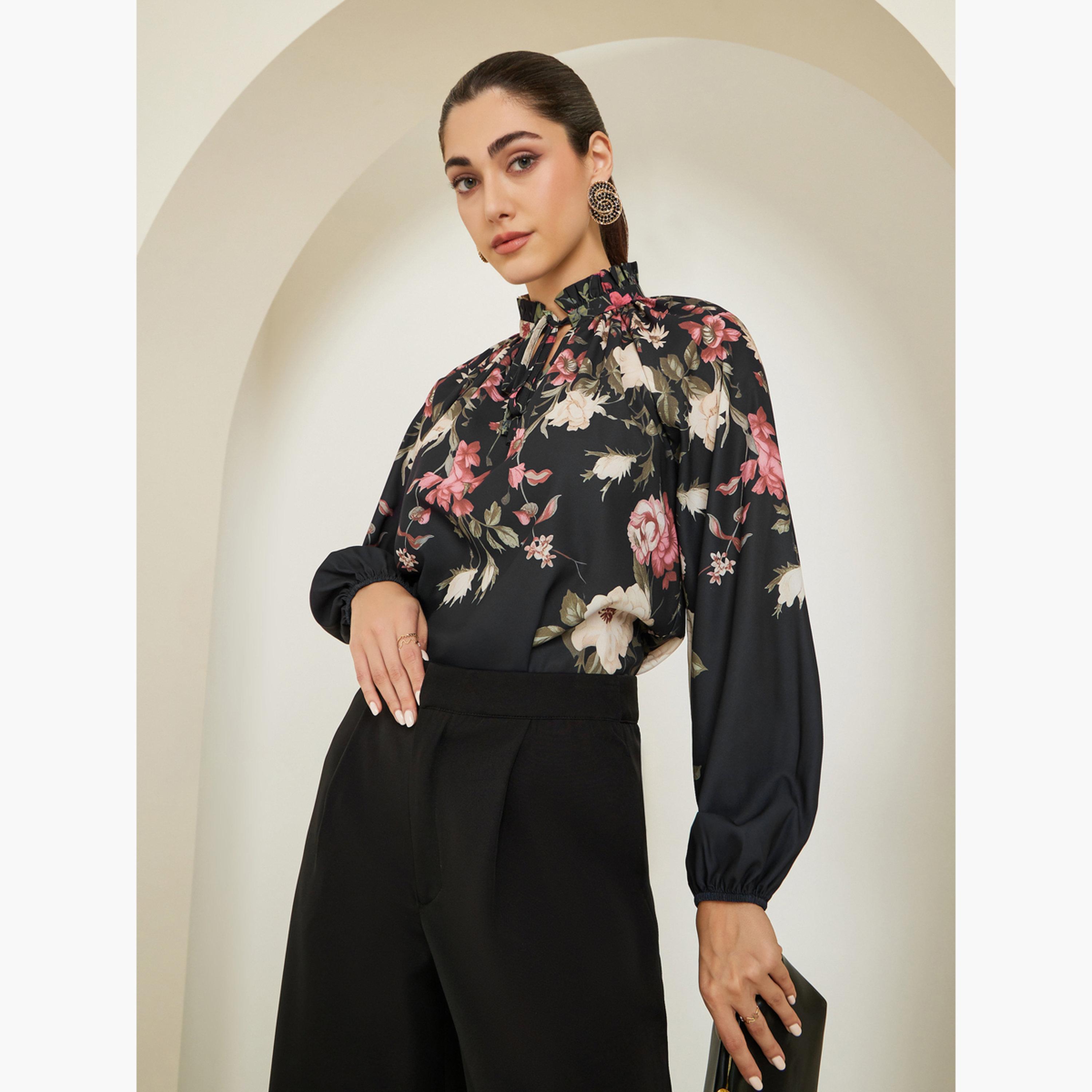 بلوزة بطبعة زهور-women-clothing-shirtsandblouses-blouses-image-3