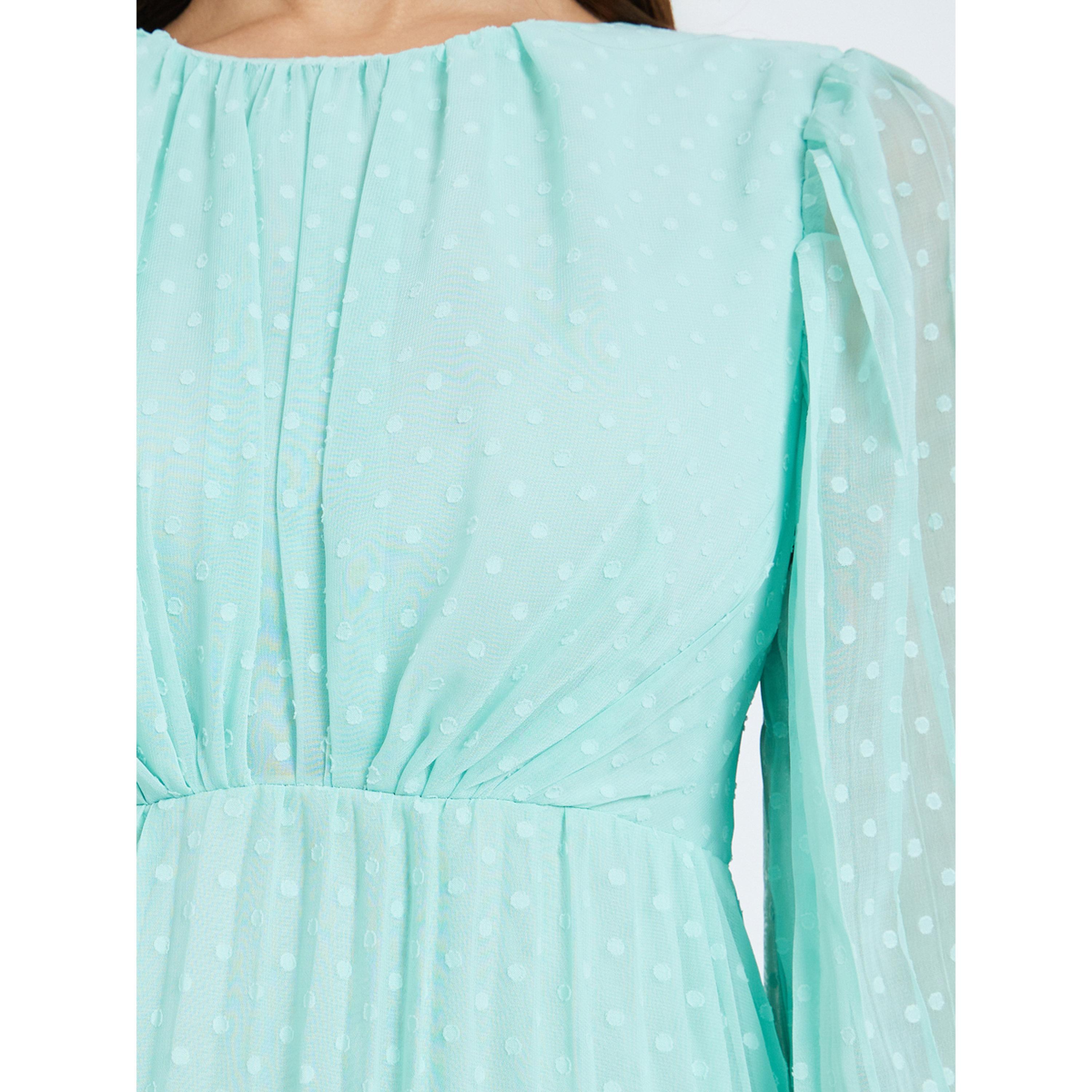 فستان طويل بقماش منسوج وحافة واسعة-women-clothing-dresses-image-5