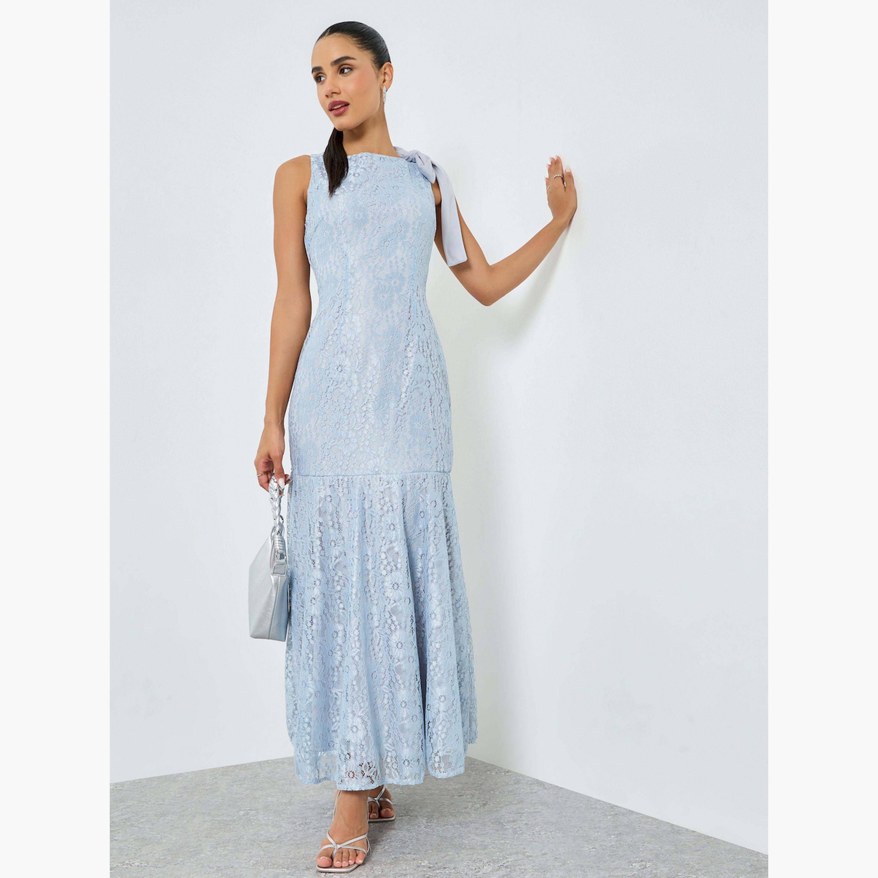 فستان طويل أزرق فاتح دانتيل بلا أكمام قصة ميرميد-women-clothing-dresses-image-3