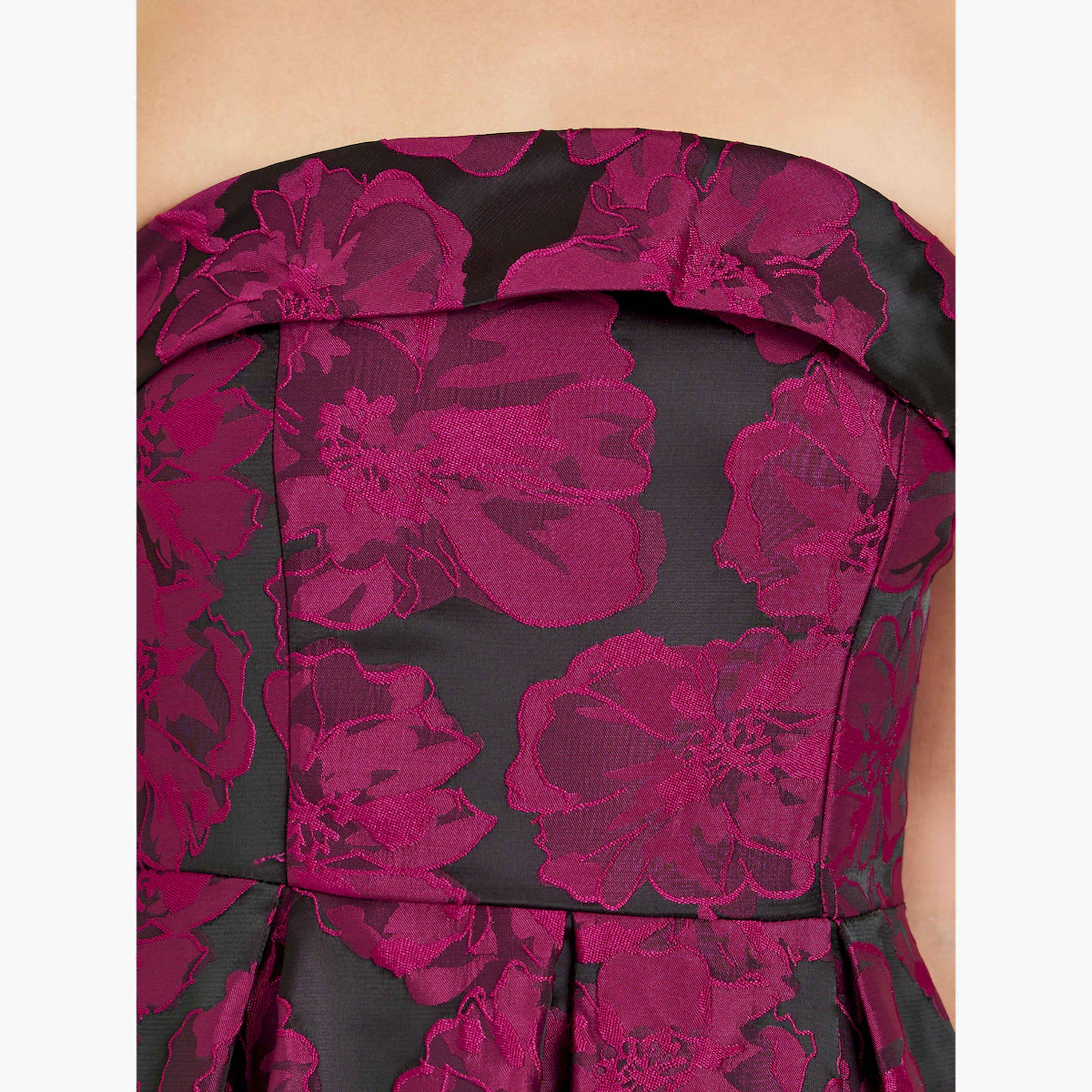 Styli Red Burgundy Sleeveless A-Line Maxi Dress-women-clothing-dresses-image-5