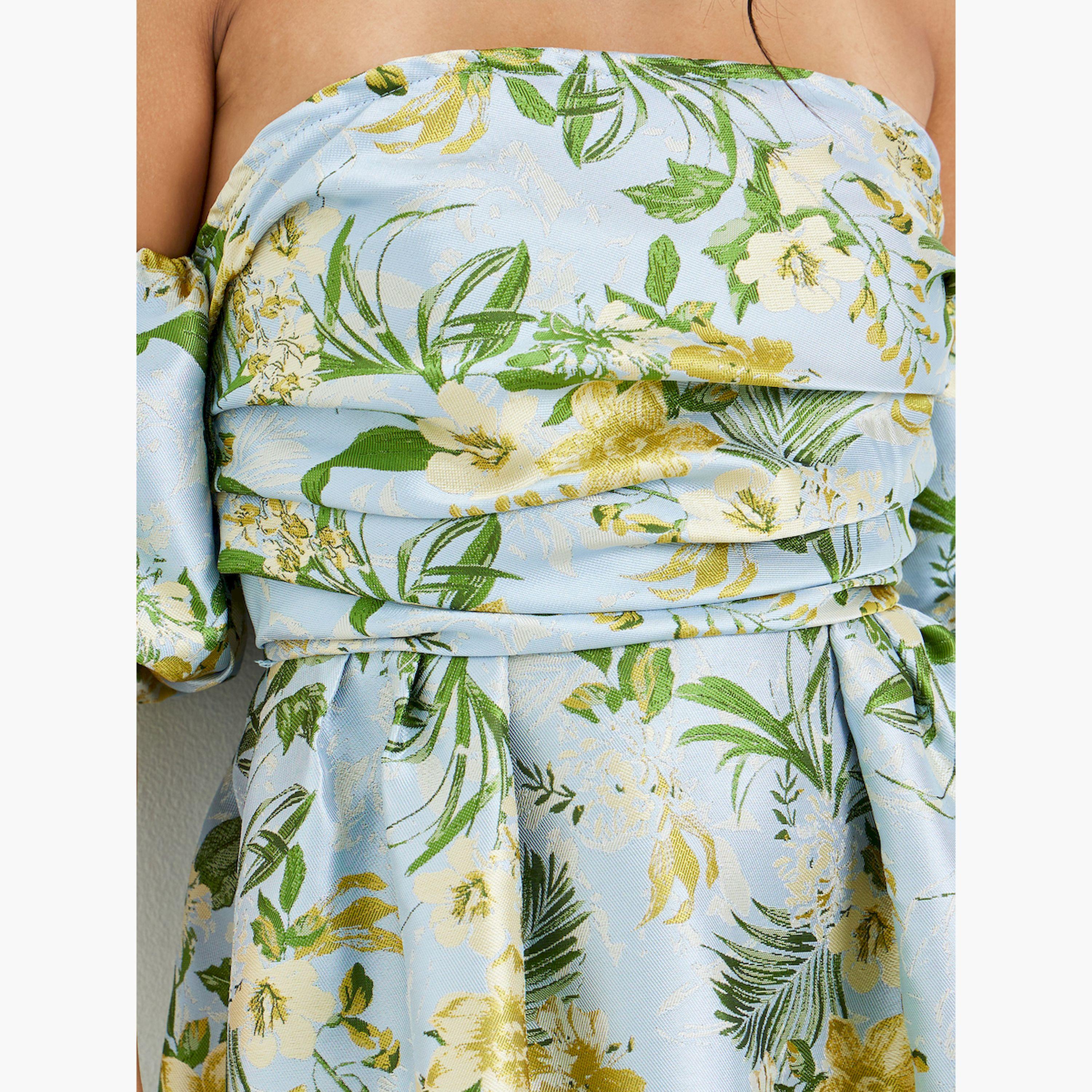 Styli Floral Print Off-Shoulder A-Line Maxi Dress-women-clothing-dresses-image-4