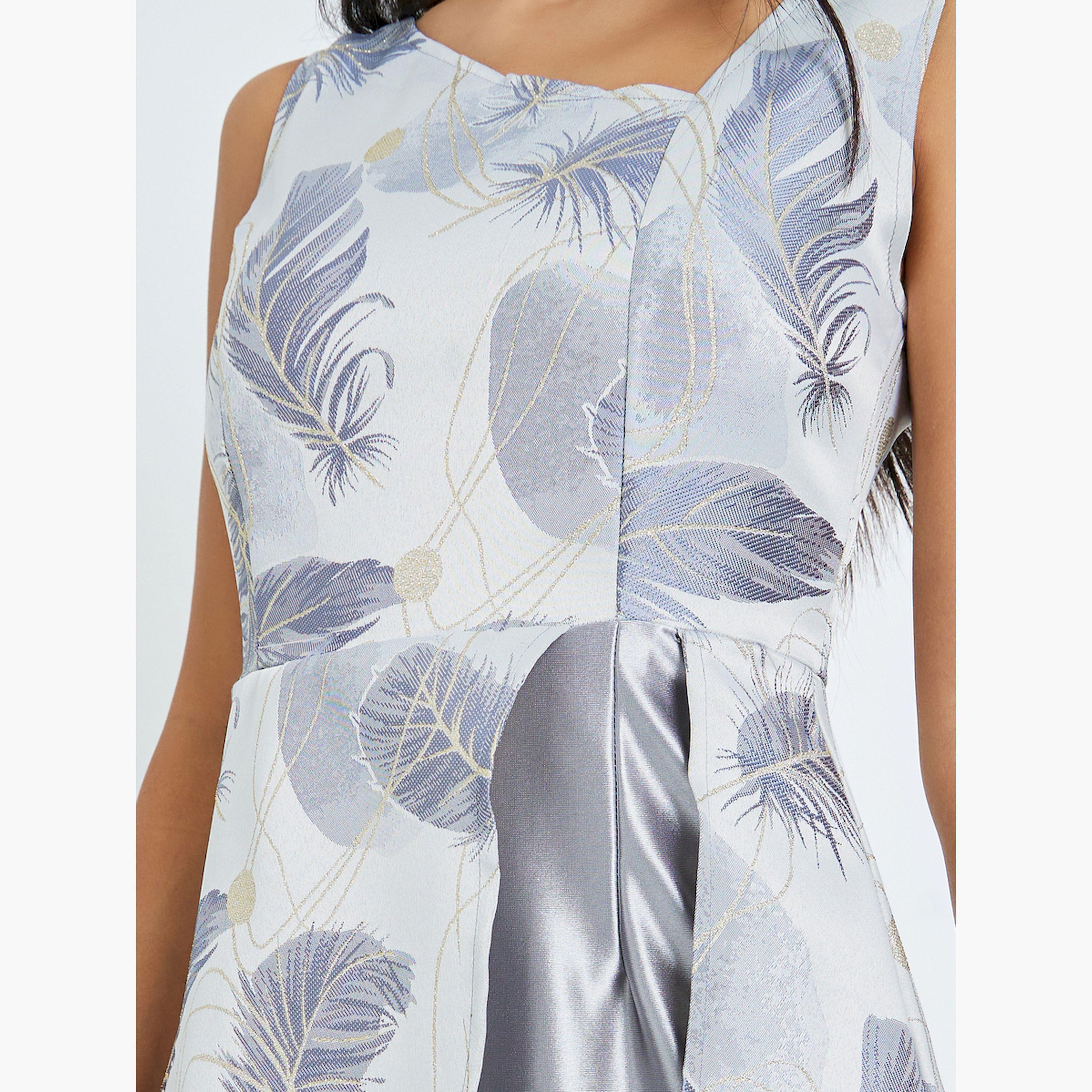 فستان طويل بلا أكمام بحافة غير متماثلة الطول-women-clothing-dresses-image-4
