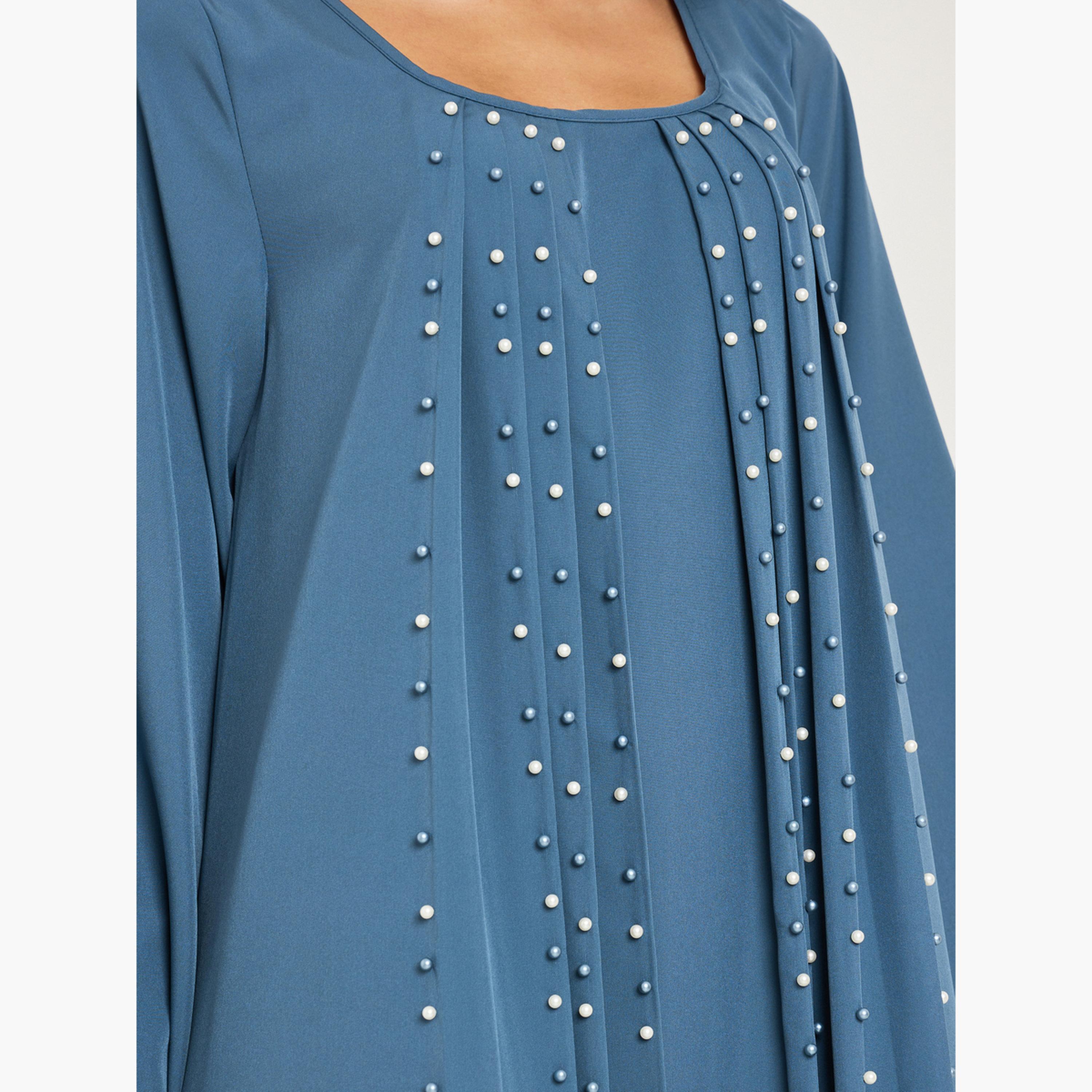 جلابية مزينة باللؤلؤ-women-arabicclothing-jalabiyas-image-4
