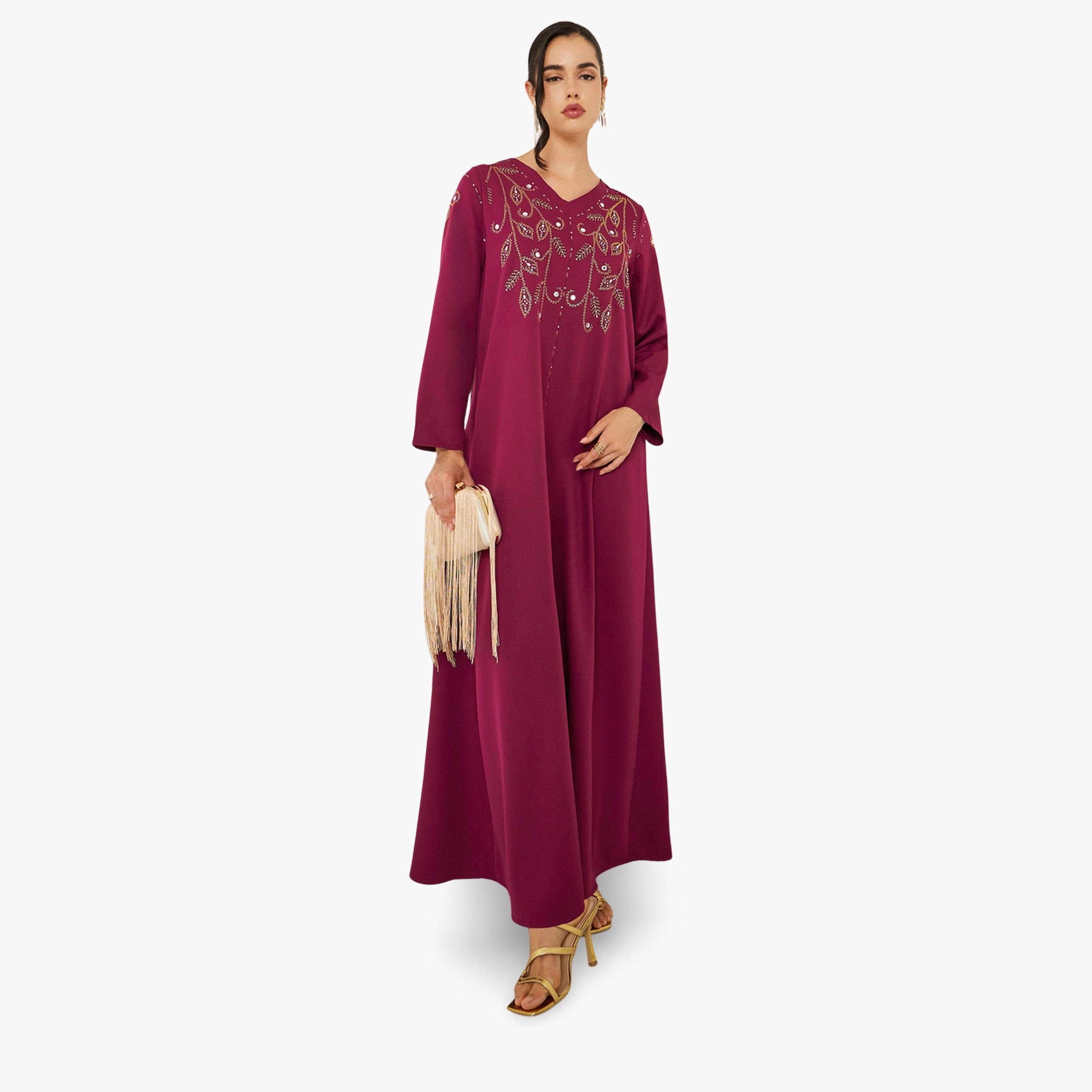 جلابية مطرزة-women-arabicclothing-jalabiyas-image-1