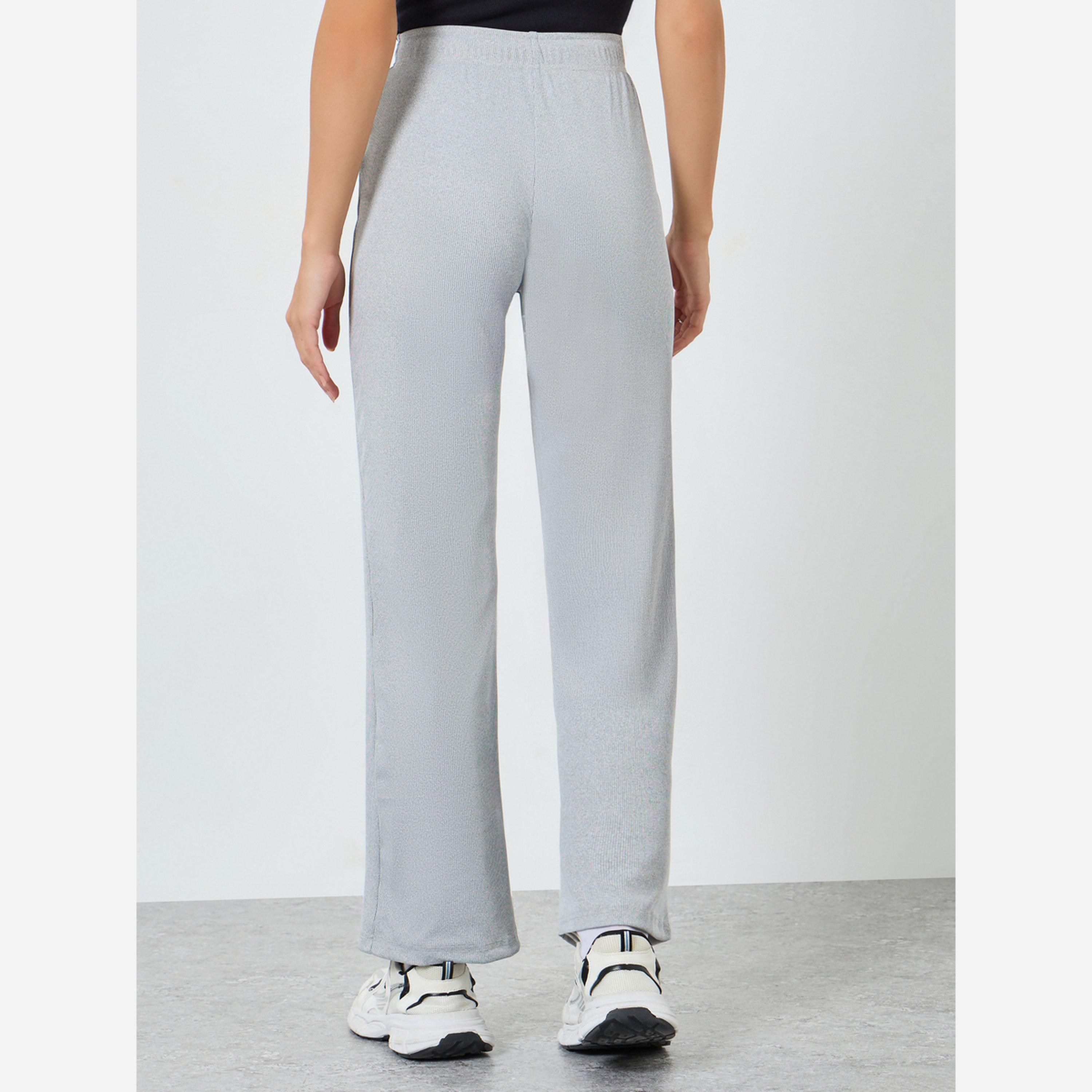 تيك تو - بنطال نسائي محبوك سادة قصة مستقيمة-women-clothing-bottoms-trousers-image-4