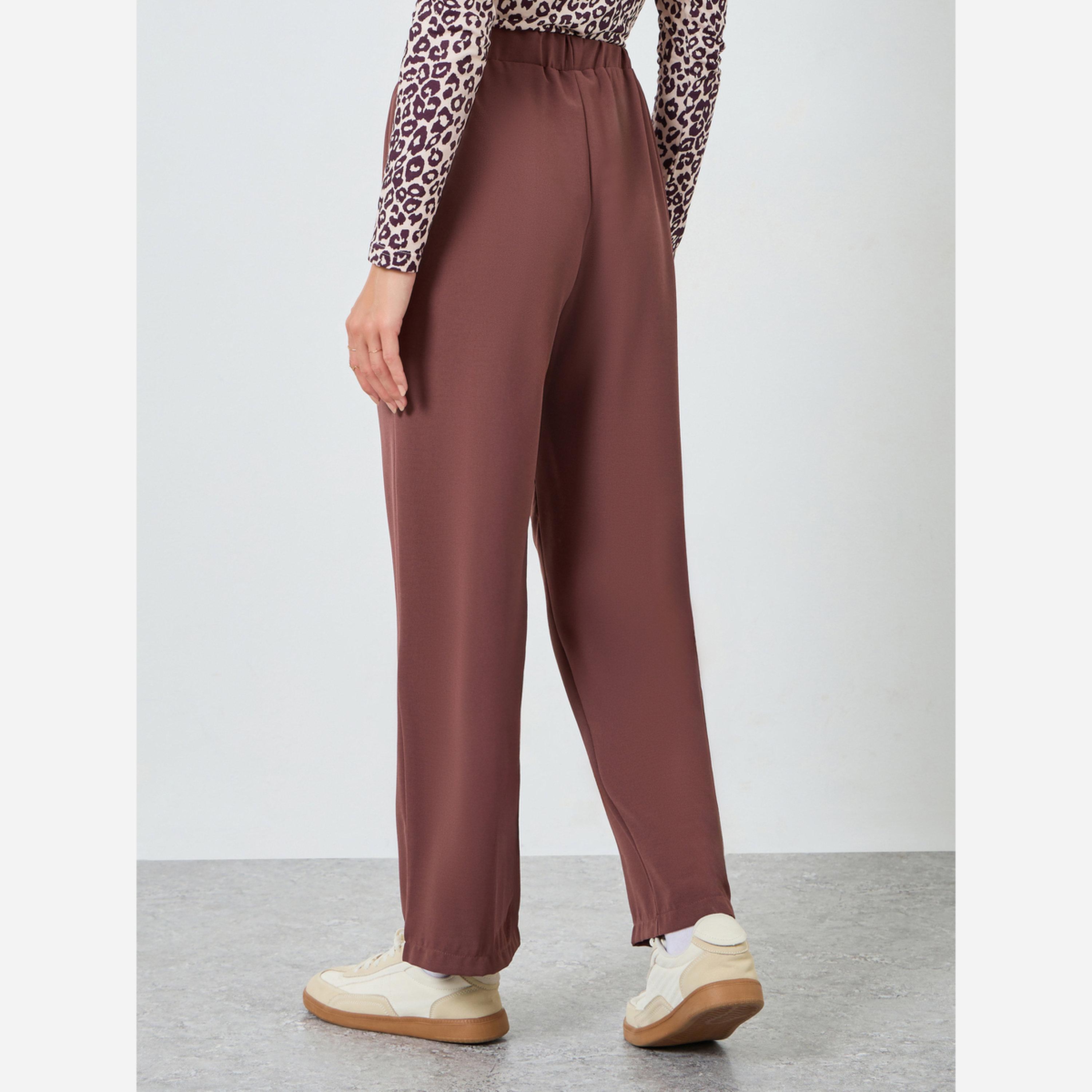 Take Two Women Drawstring Waist Straight Leg Pants-women-clothing-bottoms-trousers-image-4