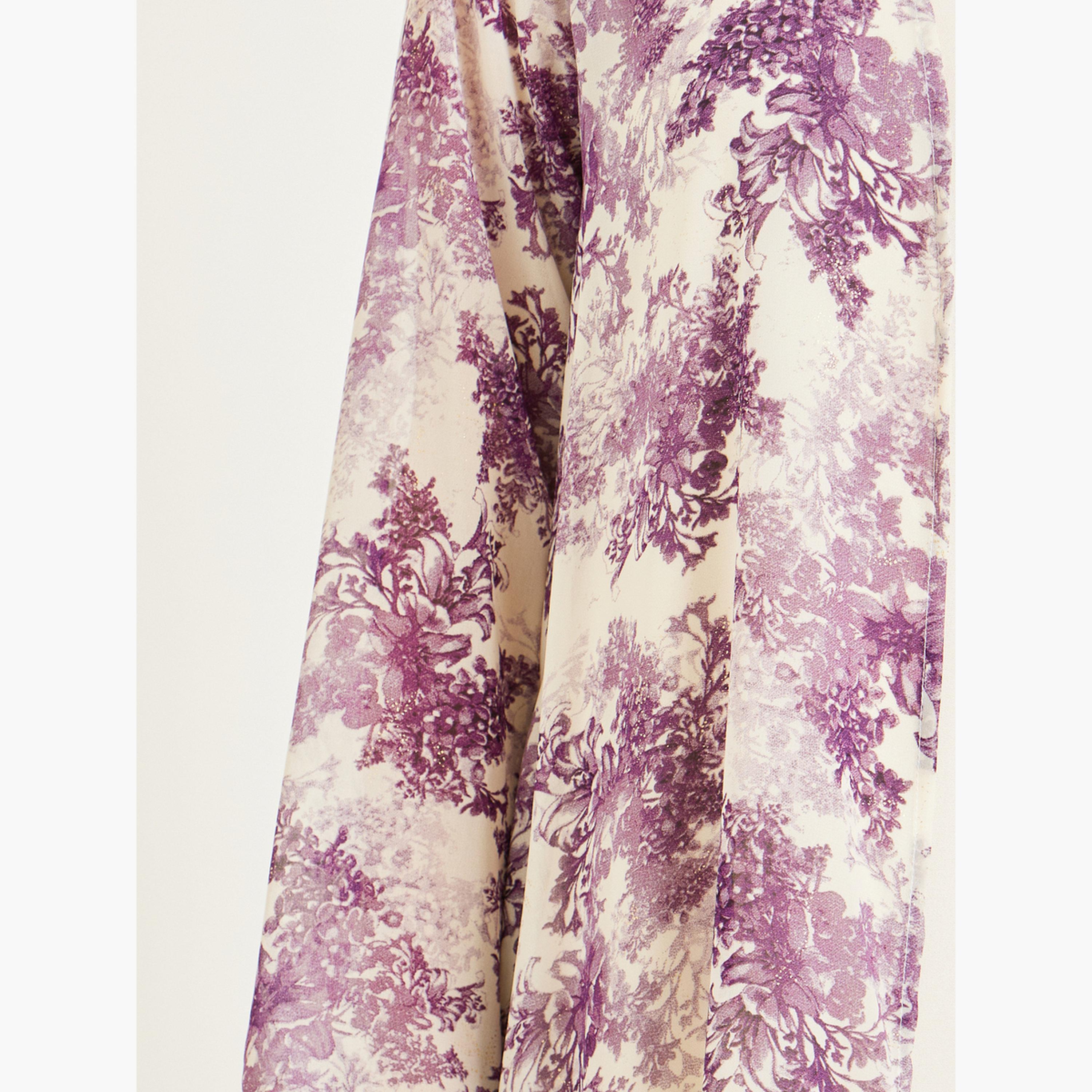 Styli Women Chiffon Printed Abaya and Dress Modest Set-women-clothing-shirtsandblouses-blouses-image-4