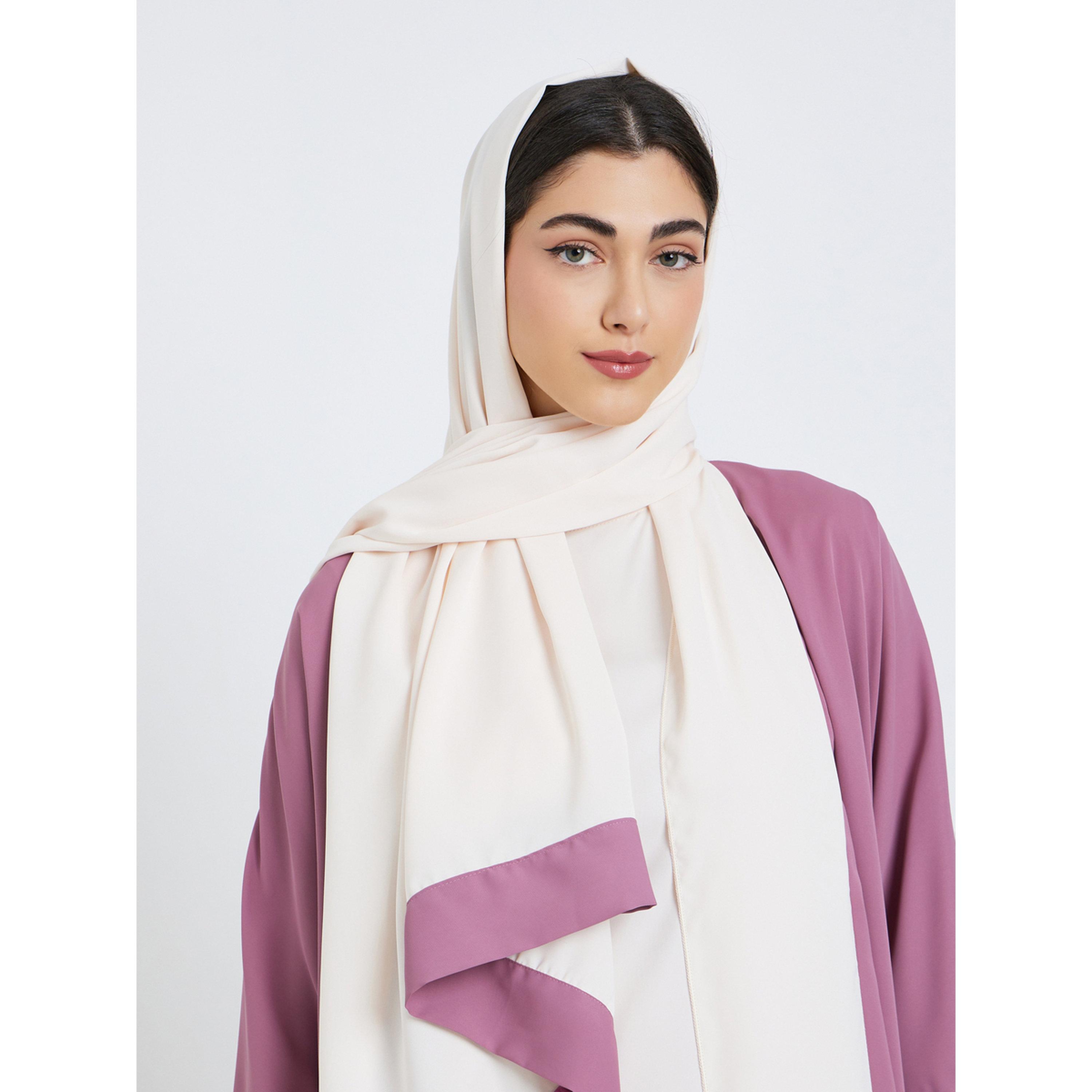 طقم عباية بنفسجية مع فستان داخلي وشيلة-women-arabicclothing-sets-image-2