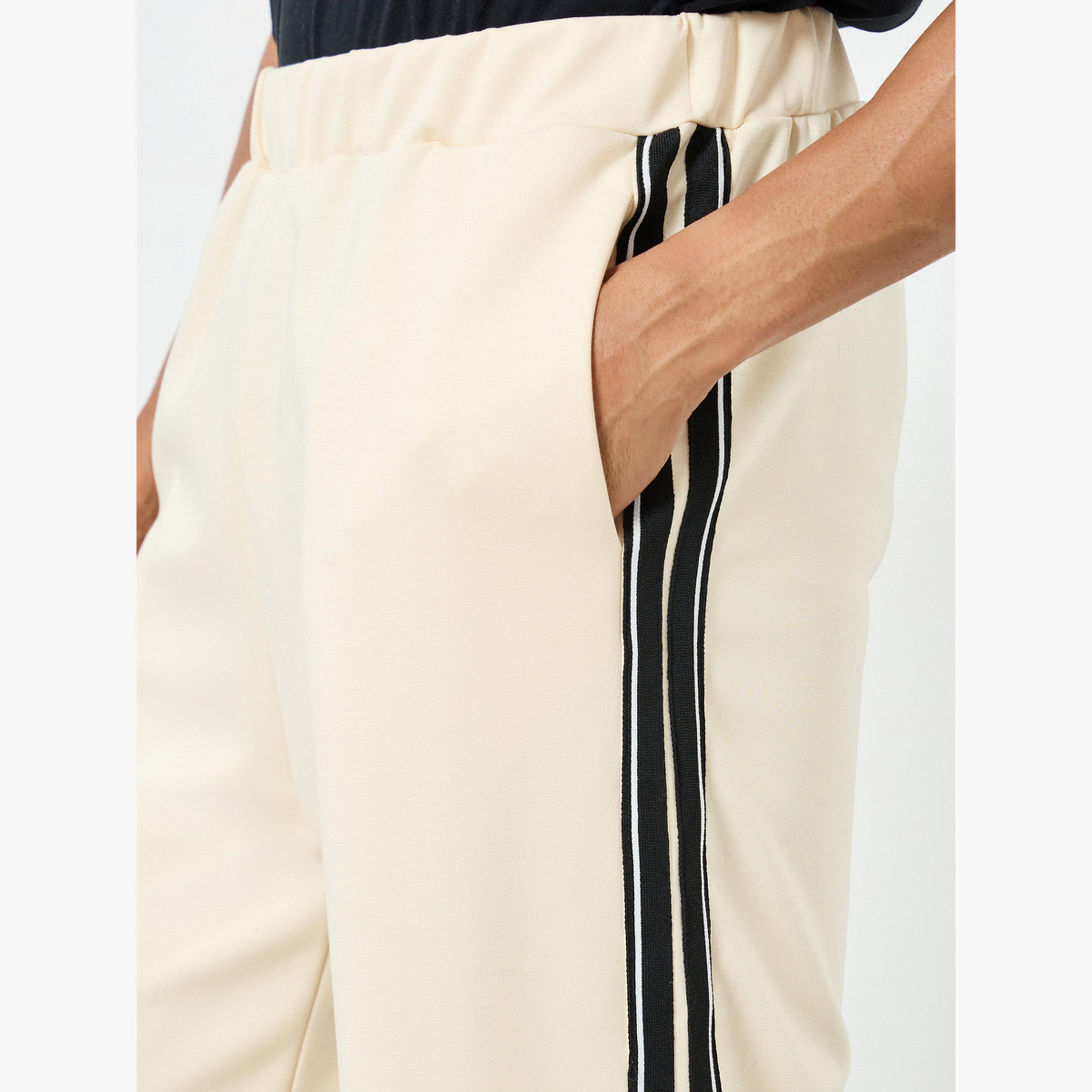 جوغر واسع مخطط بشريط جانبي-men-clothing-bottoms-joggers-image-4