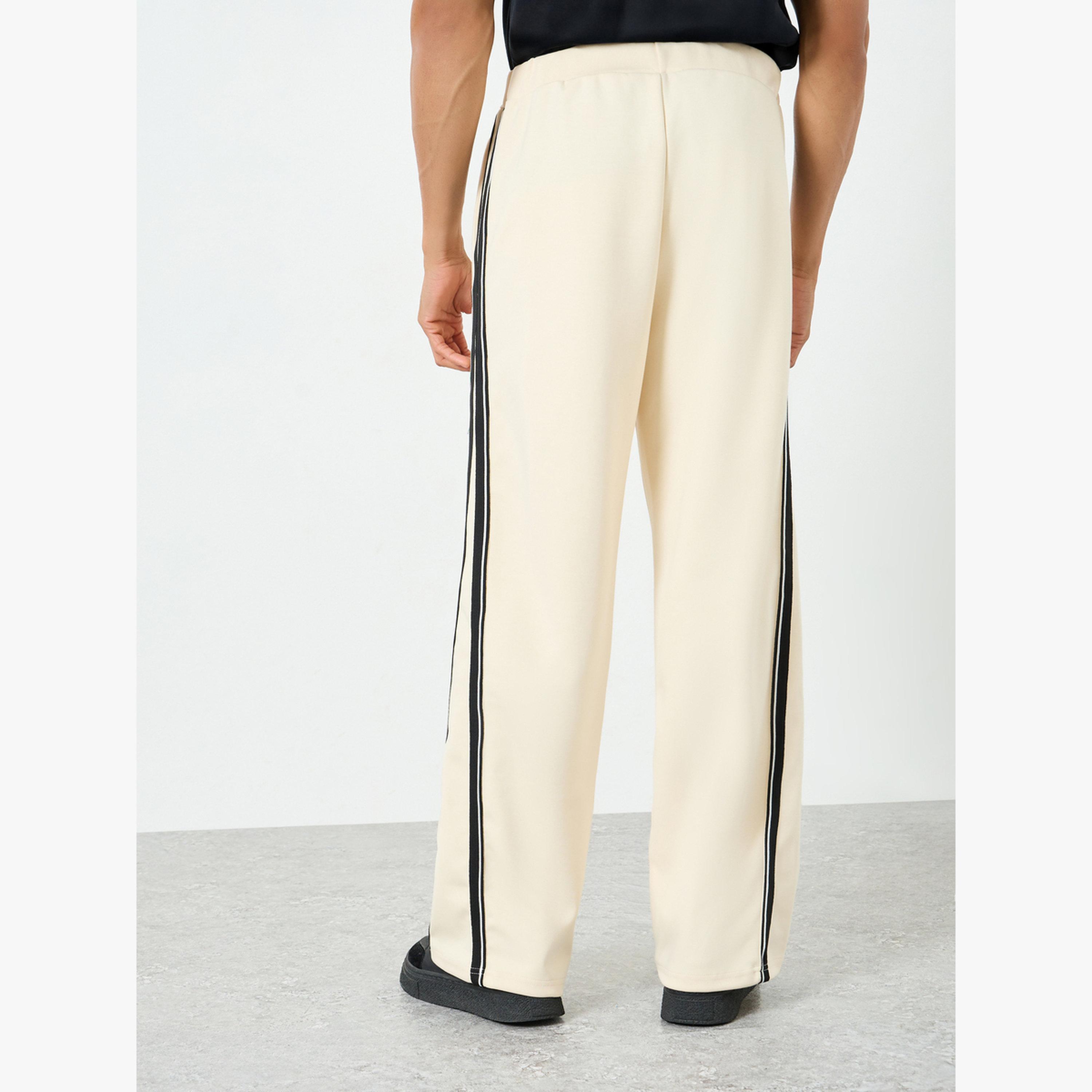 جوغر واسع مخطط بشريط جانبي-men-clothing-bottoms-joggers-image-5