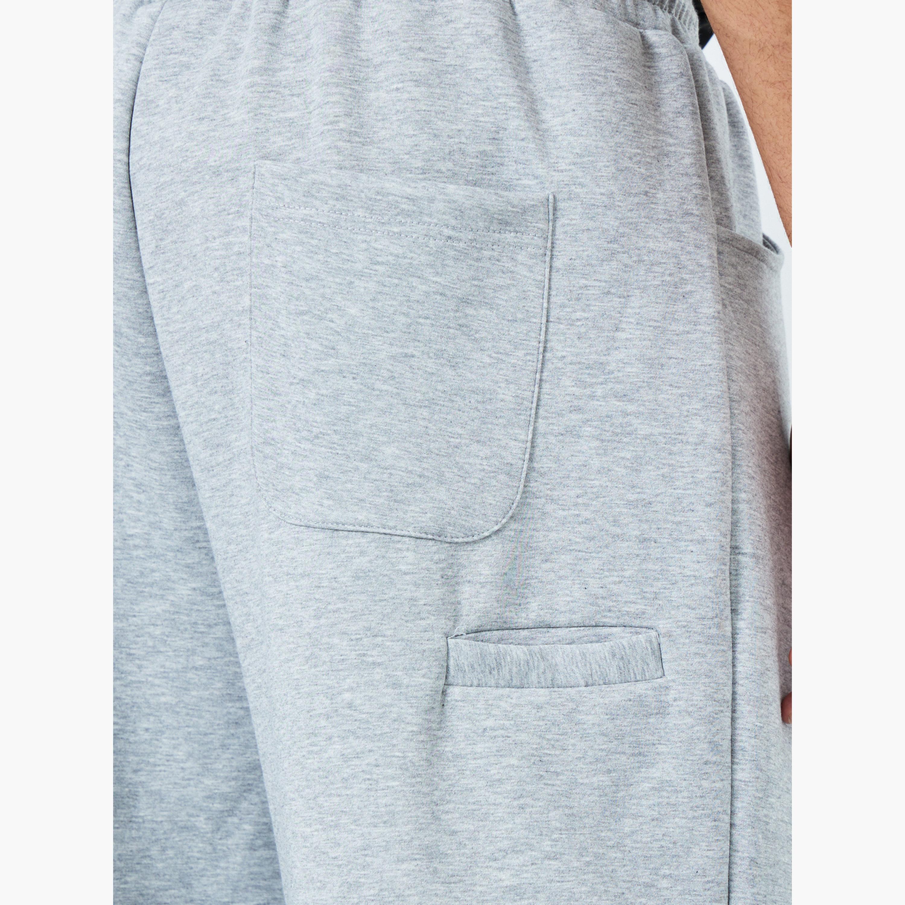 Styli Men Wide Leg Joggers with Back Pocket Detail-men-clothing-bottoms-joggers-image-5