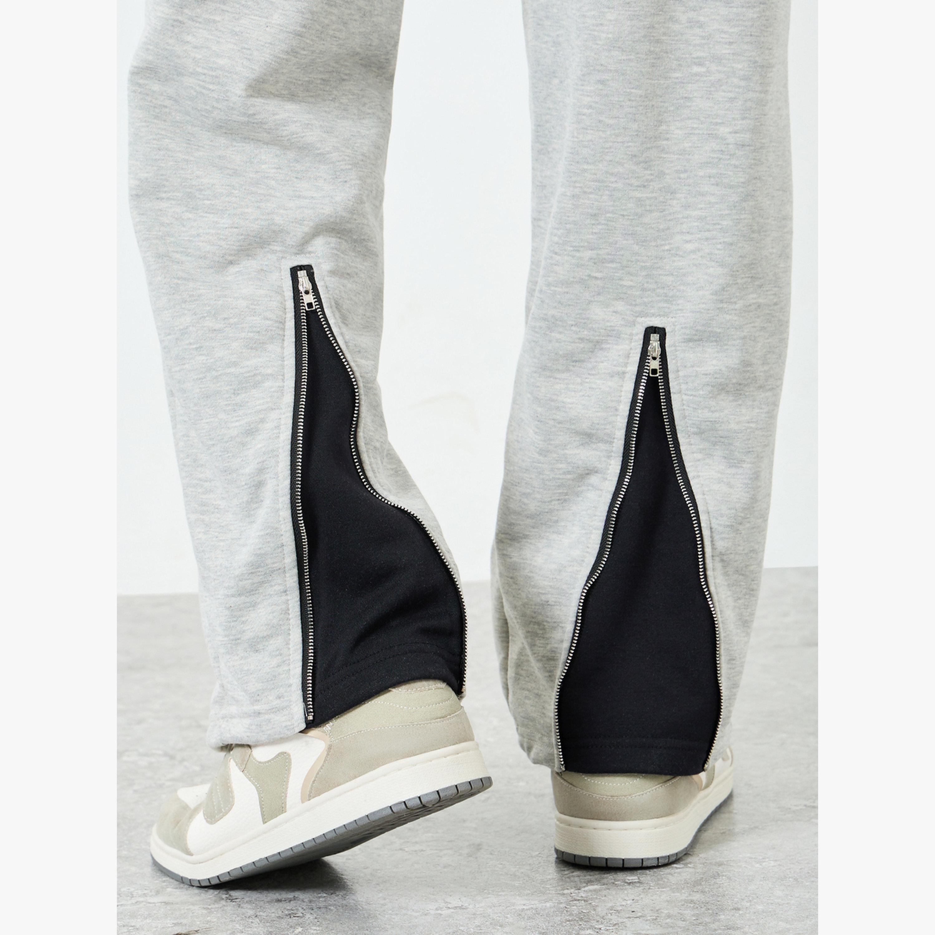 Styli Men Grey Printed Oversized Joggers-men-clothing-bottoms-joggers-image-4