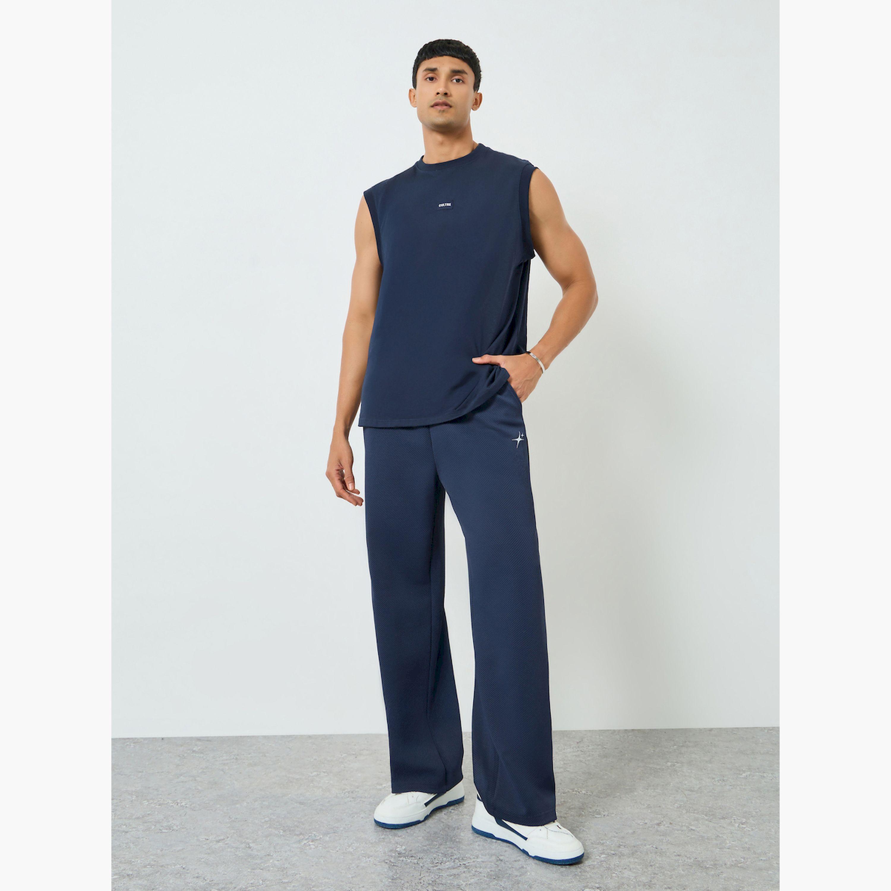 Styli Pocket Minimal Print Relaxed Fit Joggers-men-clothing-bottoms-joggers-image-2
