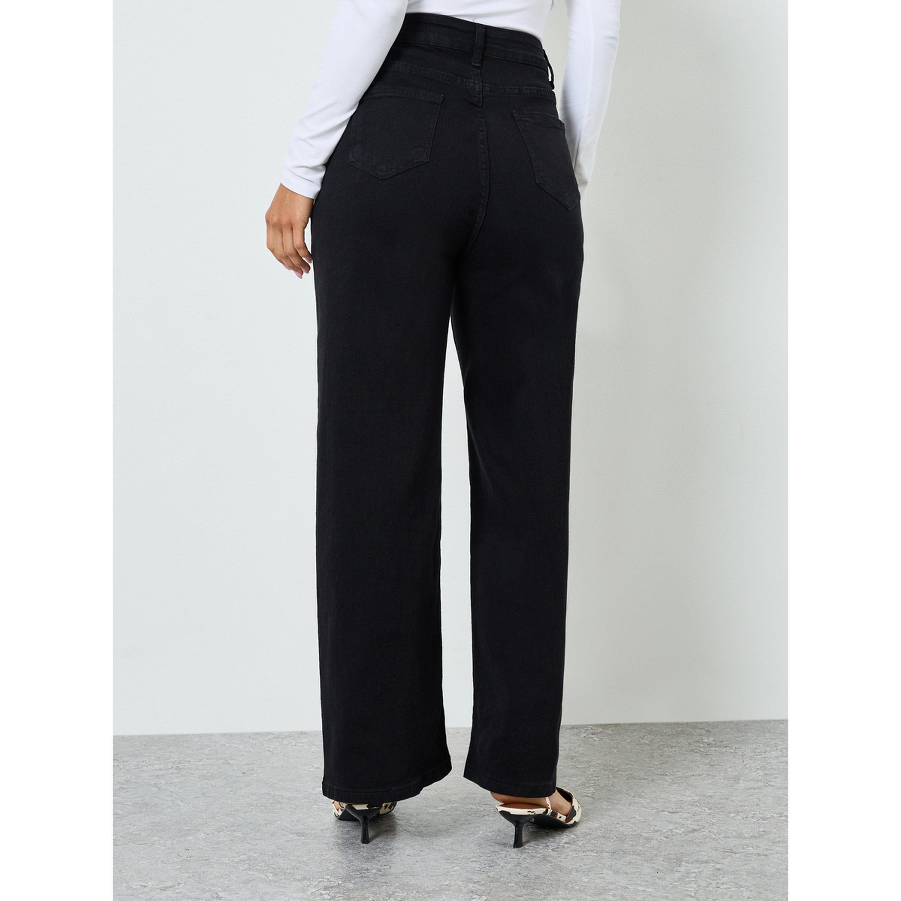 Styli Women Basic Straight Leg Washed Jeans-women-clothing-bottoms-jeans-image-4