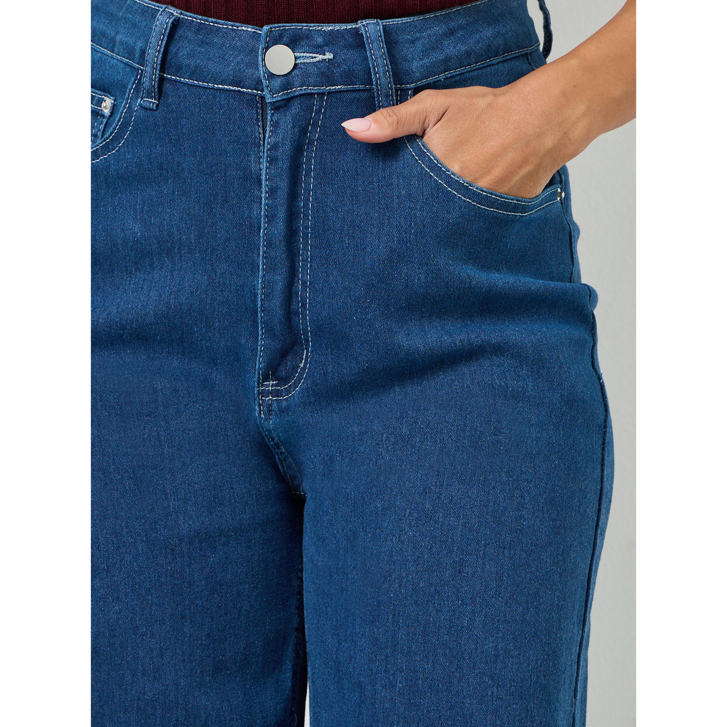 Styli Women Basic Straight Leg Washed Jeans-women-clothing-bottoms-jeans-image-3
