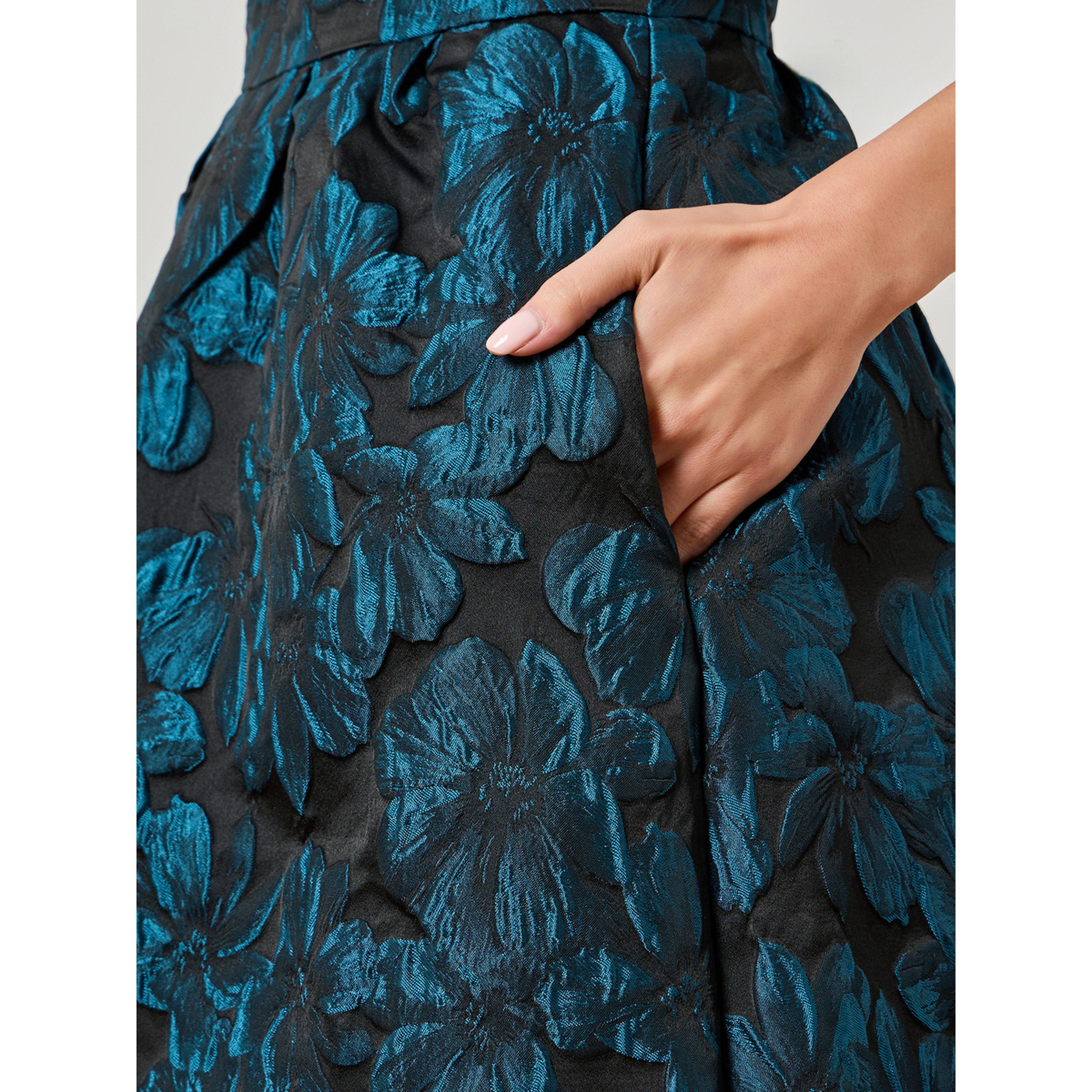 Styli Women Blue One Shoulder A-Line Maxi Dress-women-clothing-dresses-image-5
