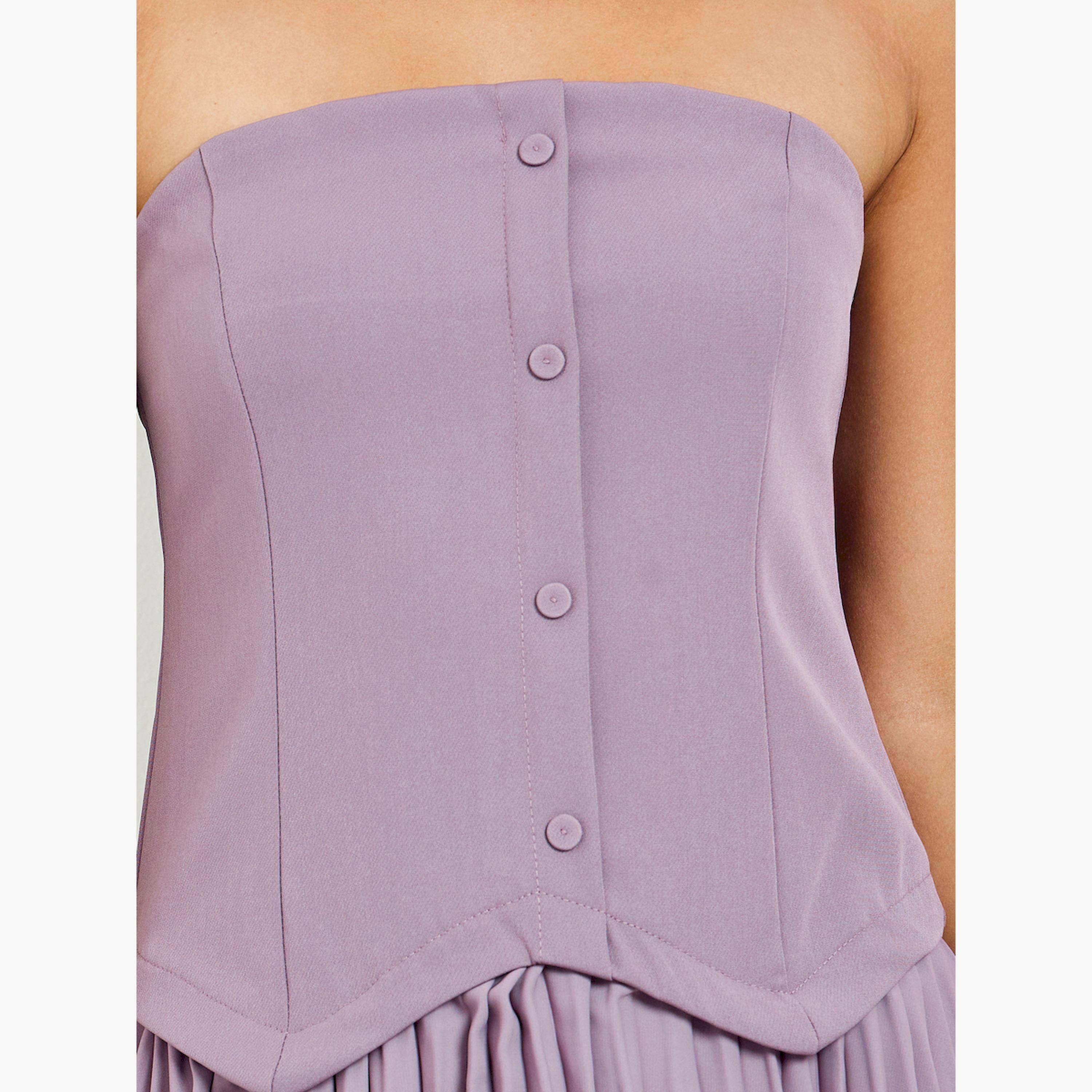 فستان طويل بكسرات ونمط باندو-women-clothing-dresses-image-5