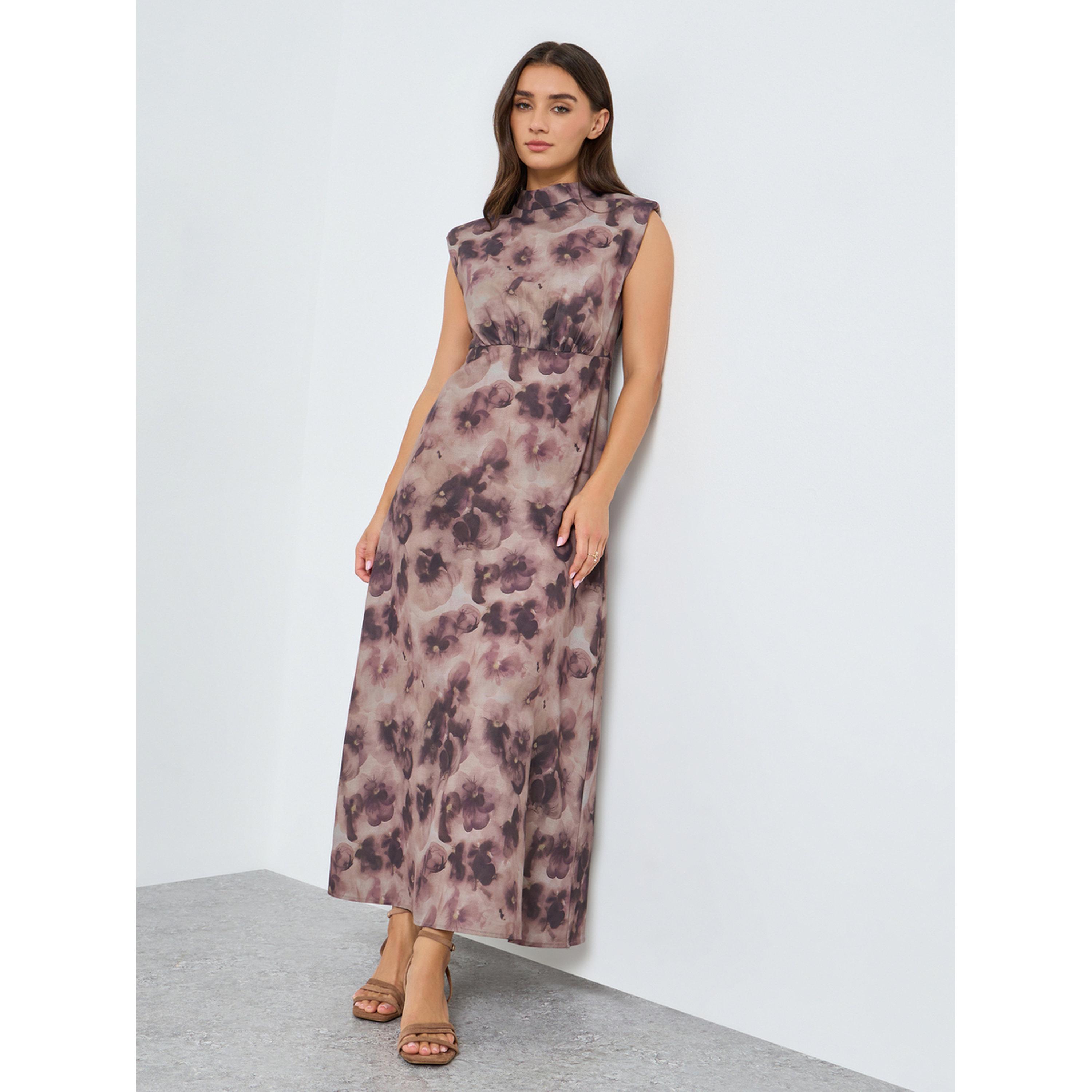 Styli Women Floral Print A-Line Midi Dress-women-clothing-dresses-image-3
