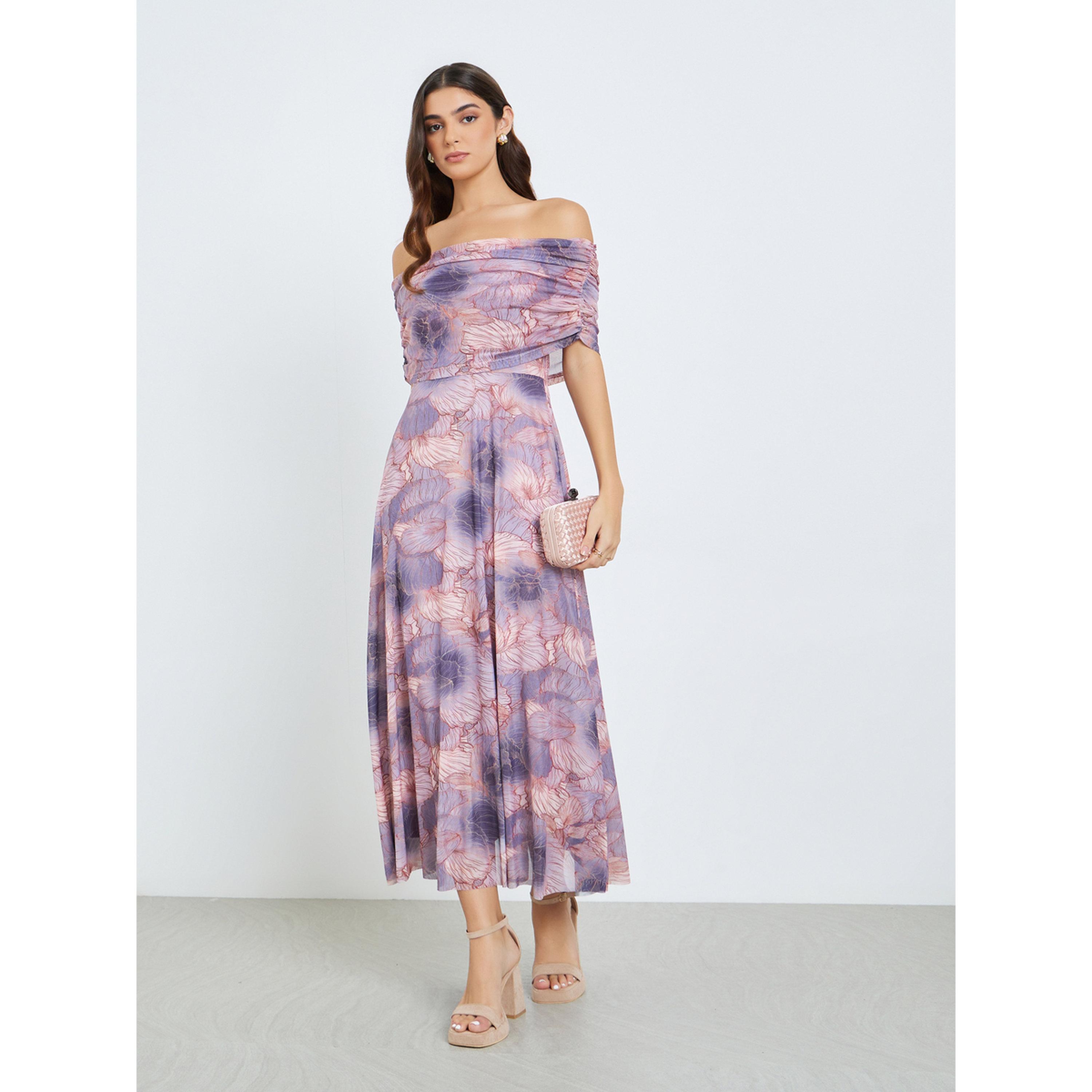فستان طويل بأكتاف مكشوفة وحافة واسعة-women-clothing-dresses-image-1