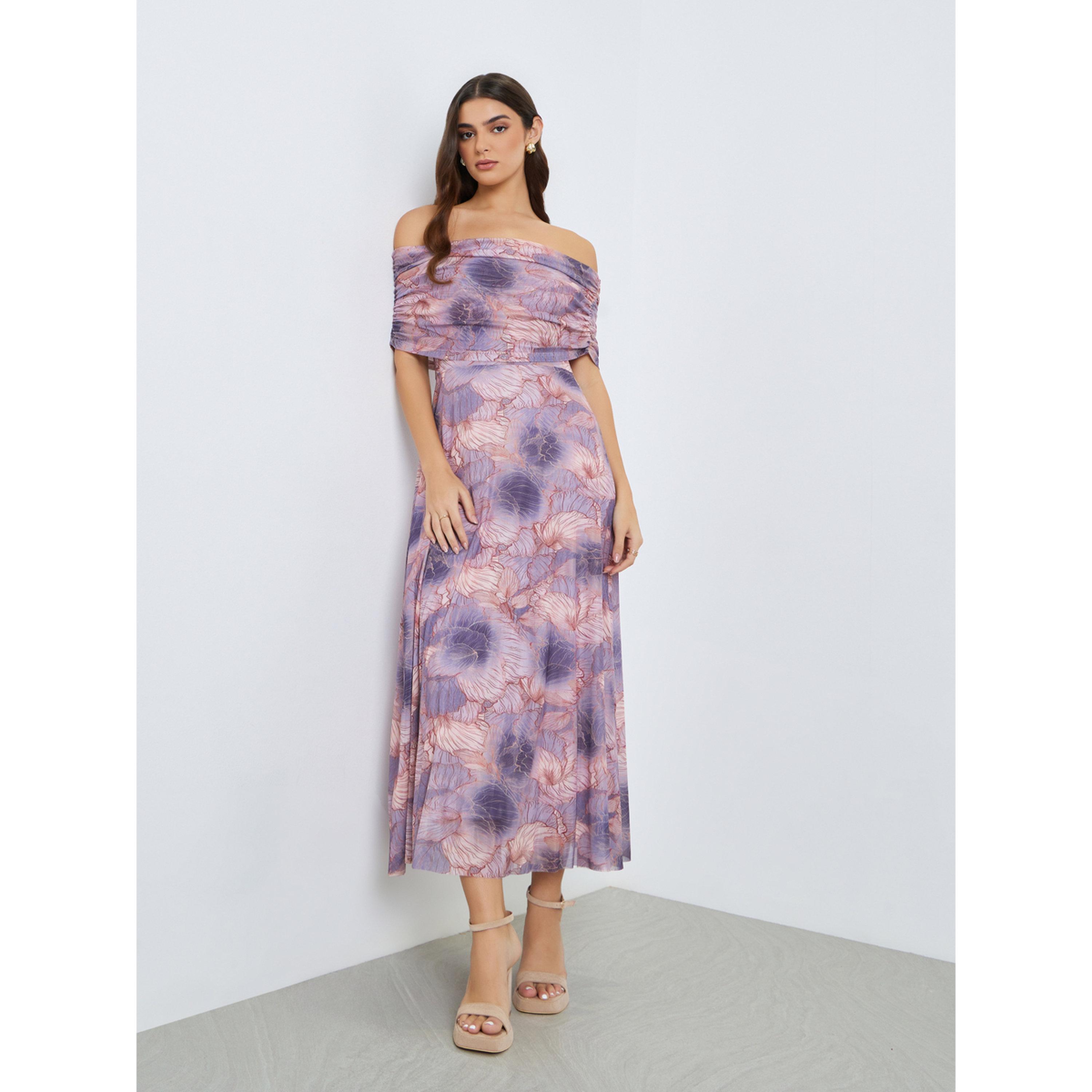 فستان طويل بأكتاف مكشوفة وحافة واسعة-women-clothing-dresses-image-4