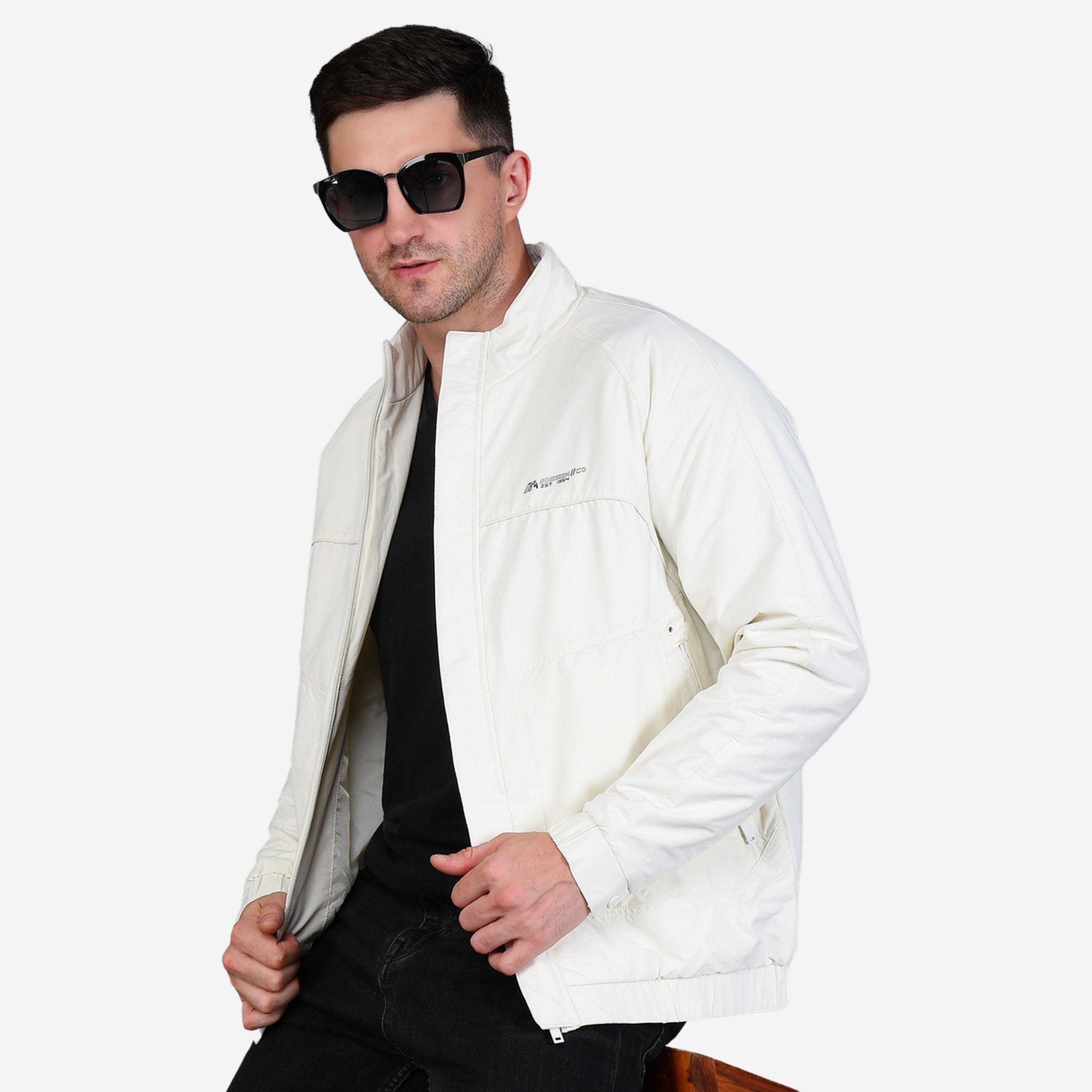 Fort Collins Men Lightweight White Bomber Jacket-men-clothing-jacketsandblazers-jackets-image-2