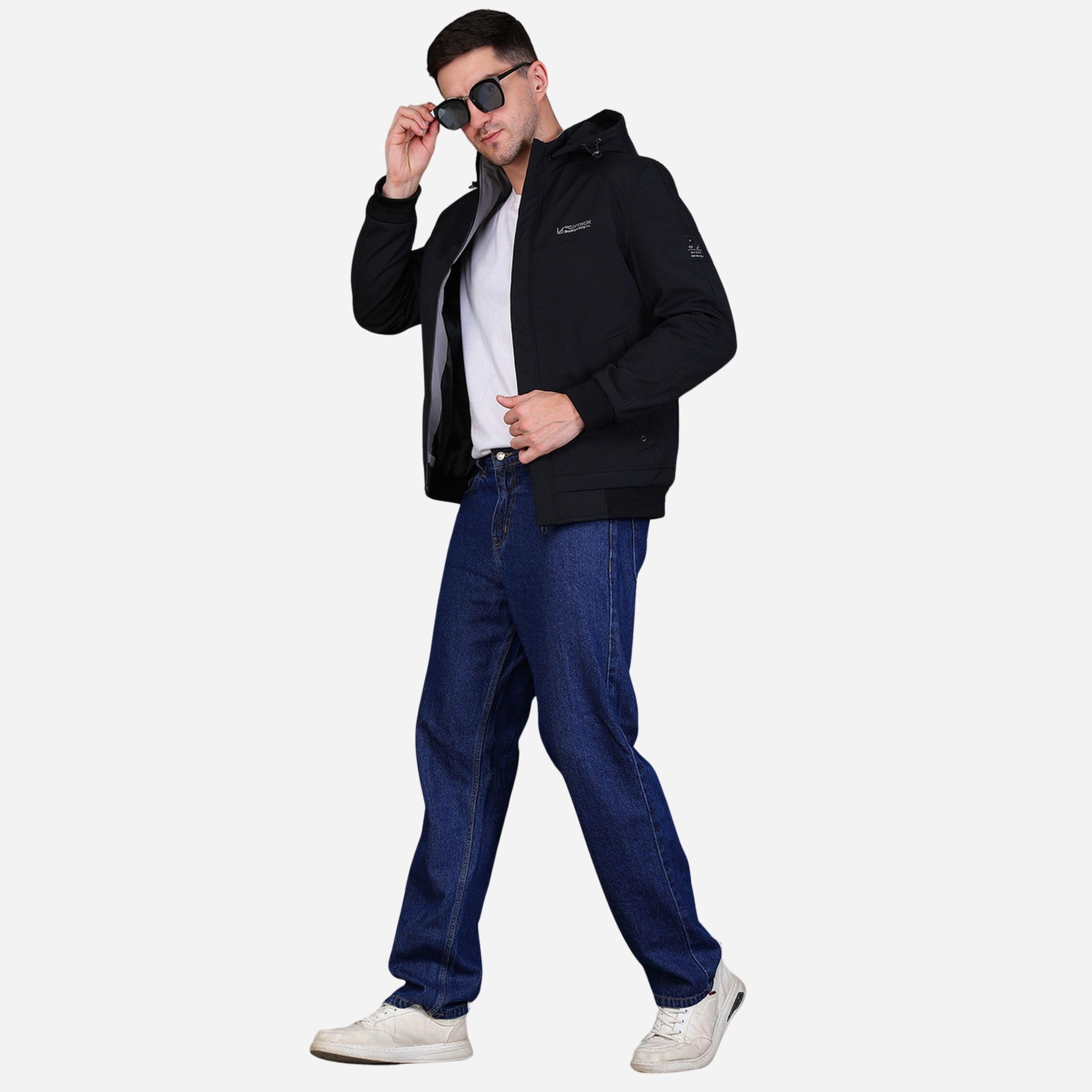 Fort Collins Men Black Premium Lightweight Jacket-men-clothing-jacketsandblazers-jackets-image-2