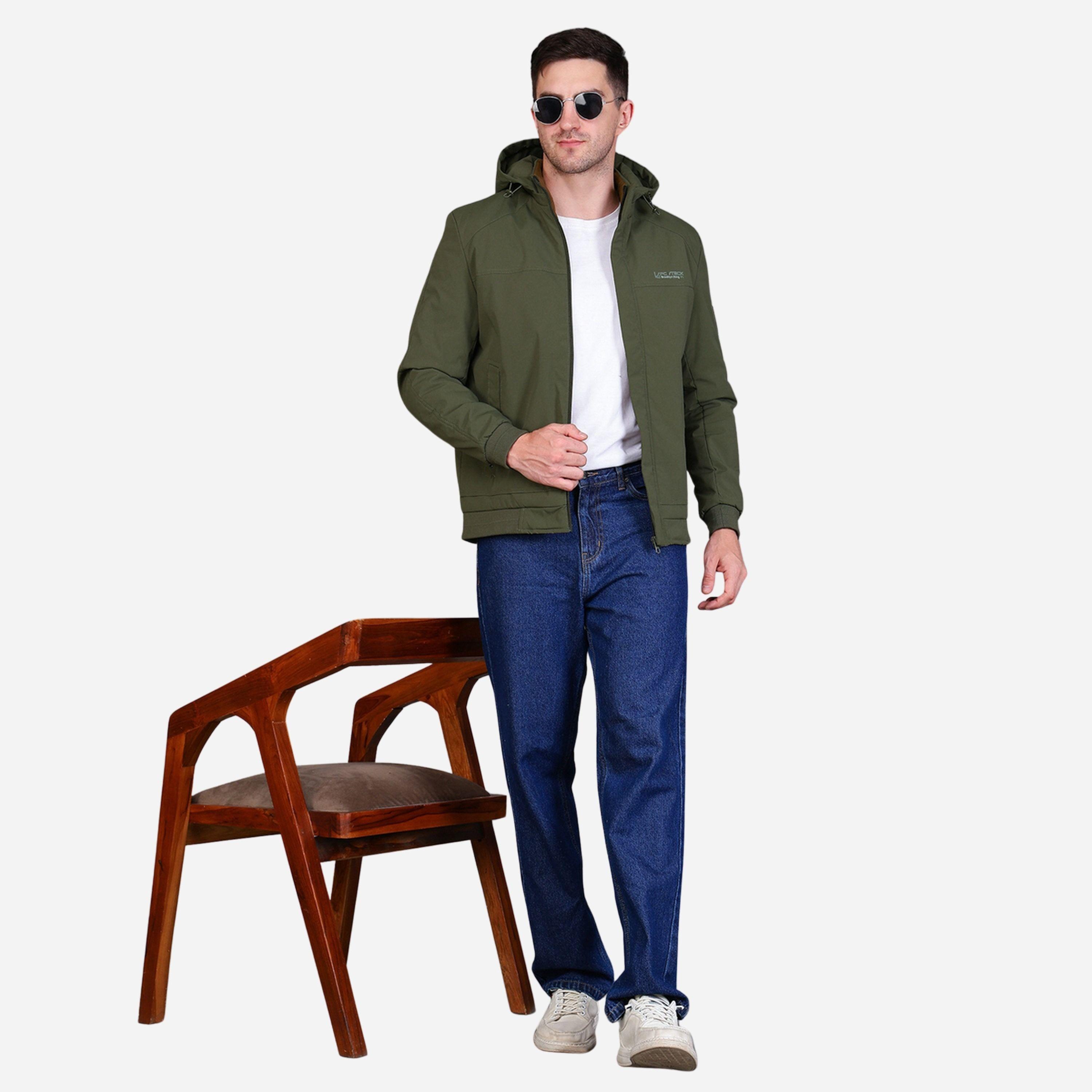 فورت كولينز - جاكيت رجالي خفيف بقبعة، لون زيتوني-men-clothing-jacketsandblazers-jackets-image-2