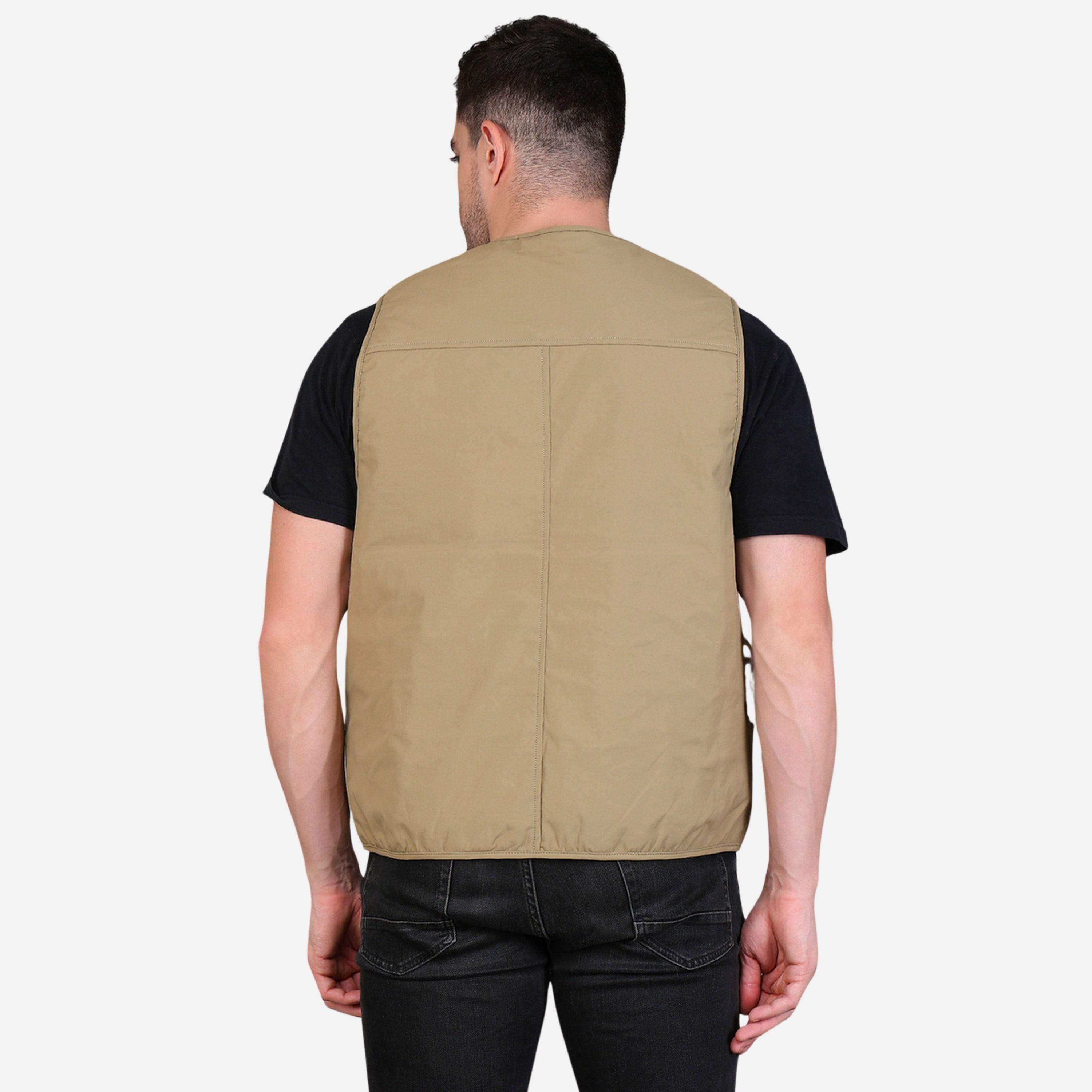 Fort Collins Men Brown Utility Vest-men-clothing-jacketsandblazers-jackets-image-5