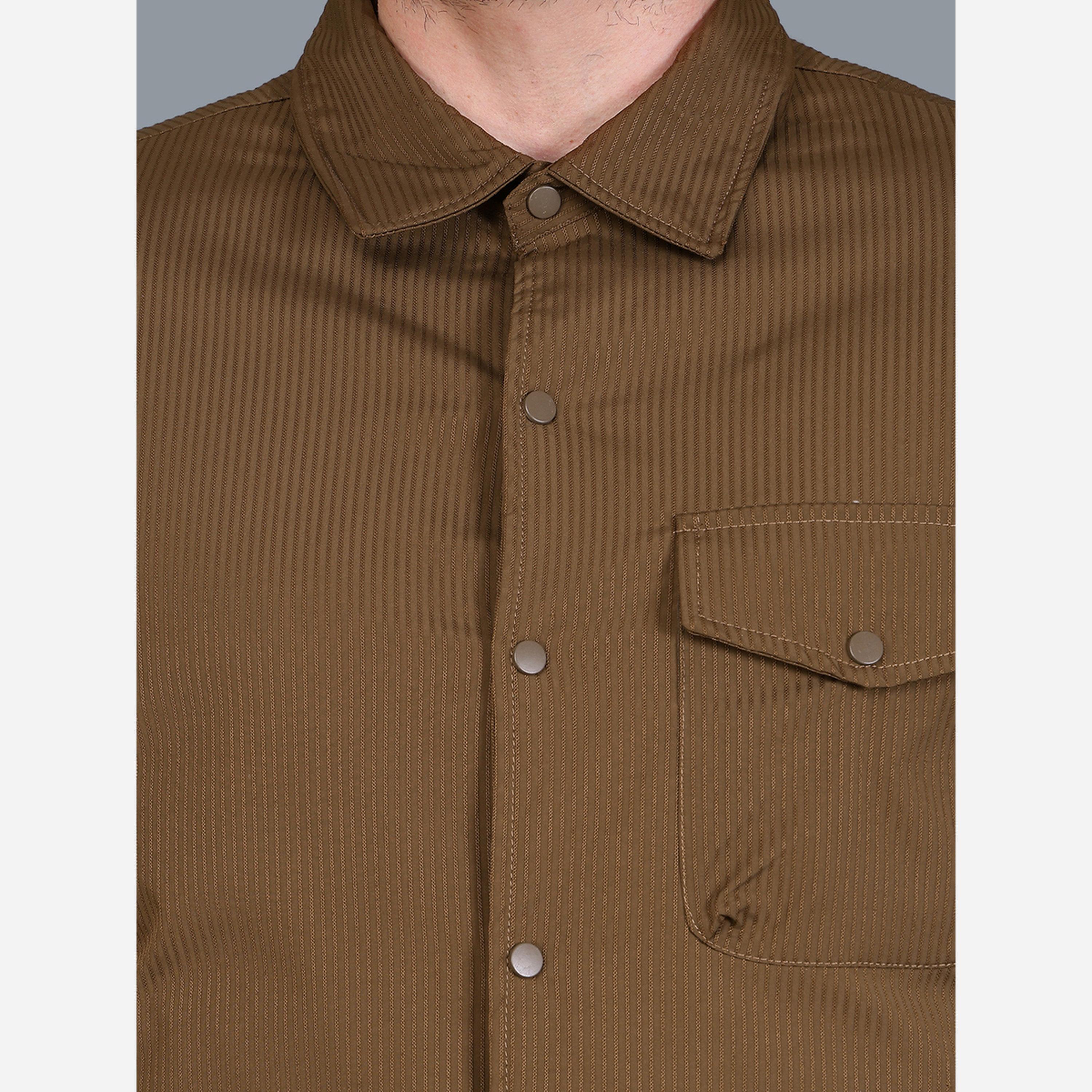 فورت كولينز - جاكيت رجالي بأزراز لون بني قماش الكوردروي-men-clothing-jacketsandblazers-jackets-image-6