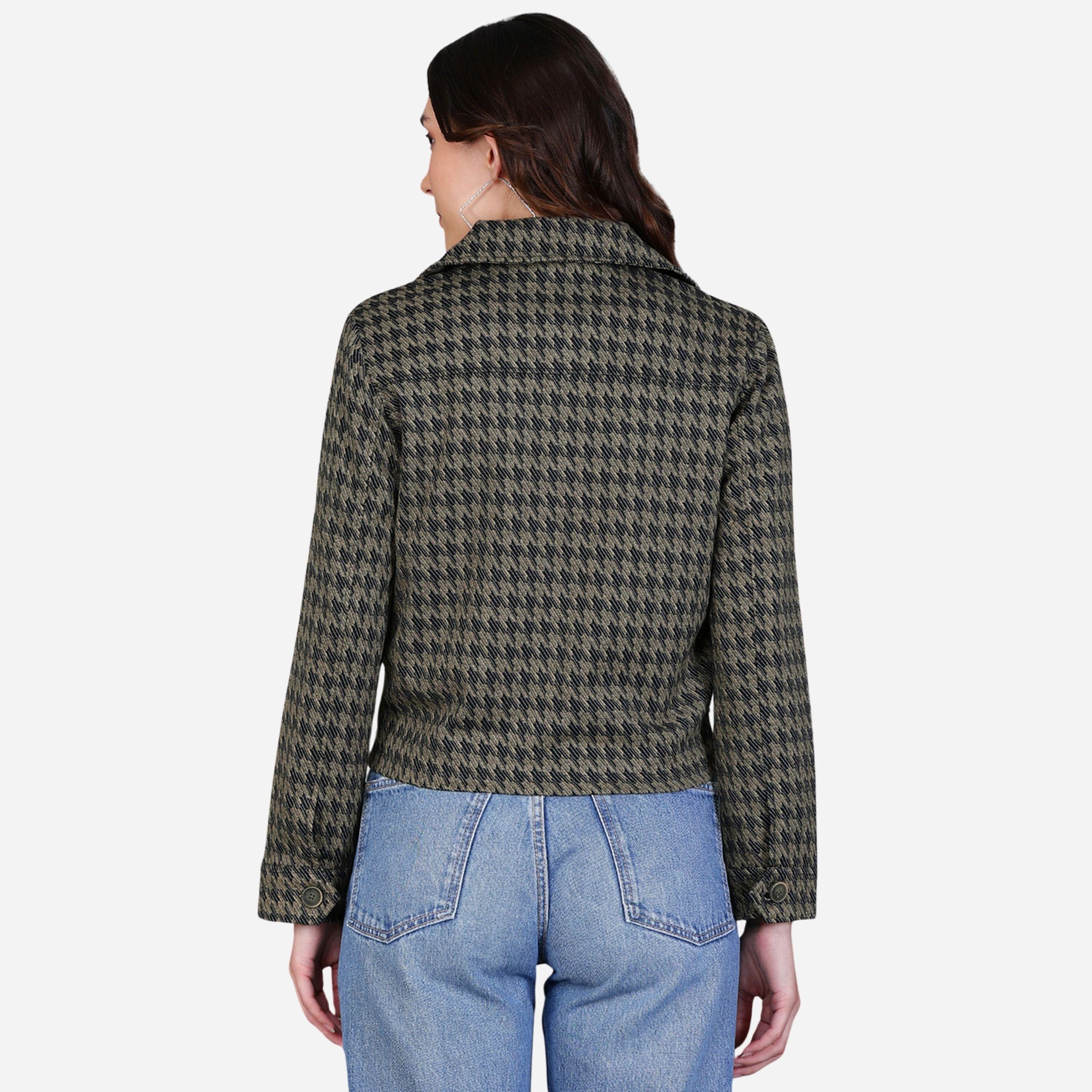 فورت كولينز - جاكيت نسائي بأزرار أمامية طبعة مربعات هاوندستوث-women-winterwear-coatsandjackets-jackets-image-5