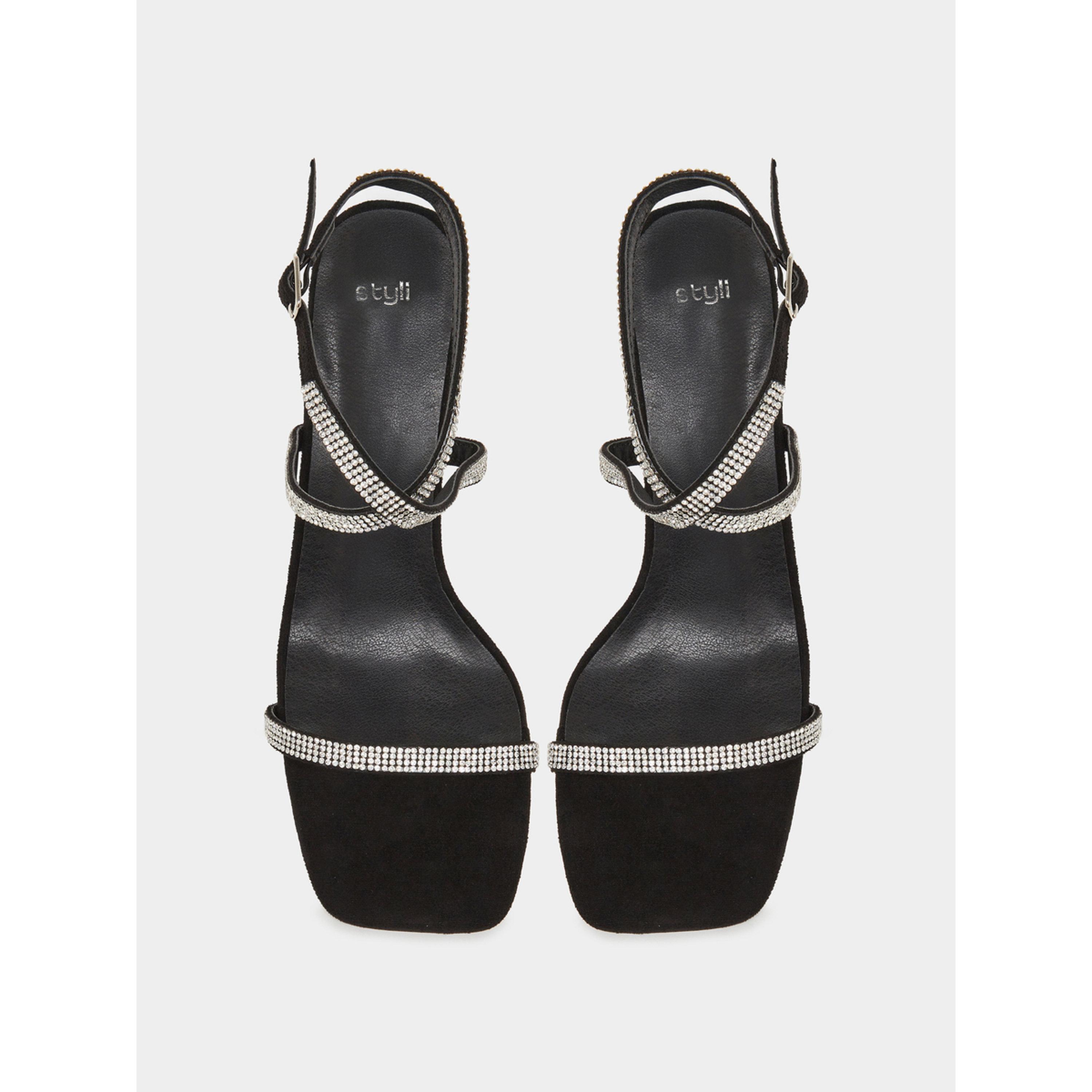 صندل نسائي مزين بسيور كاحل-women-shoes-sandals-heeled-image-3