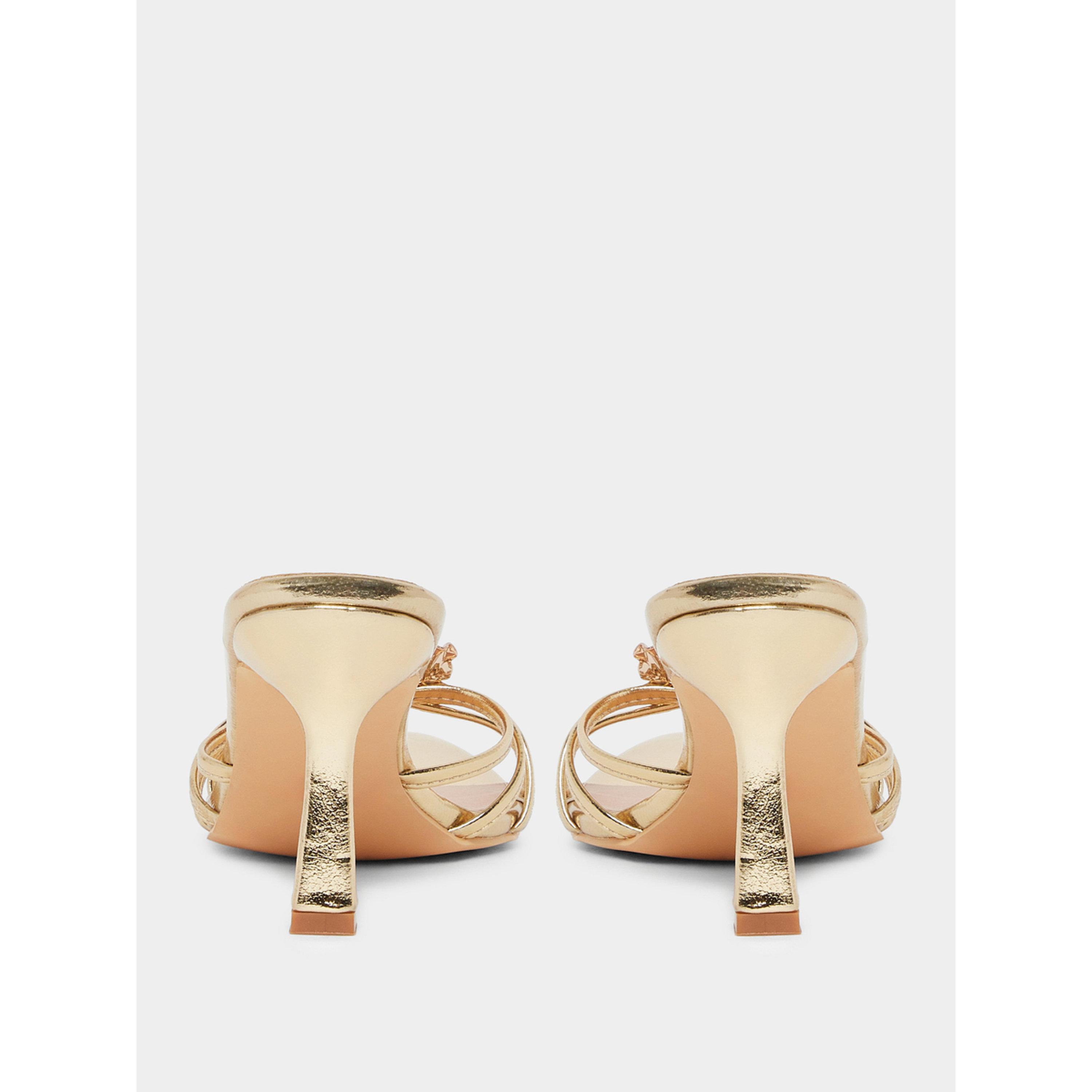 Styli Flower Trim High Heel Sandals-women-shoes-heels-image-5