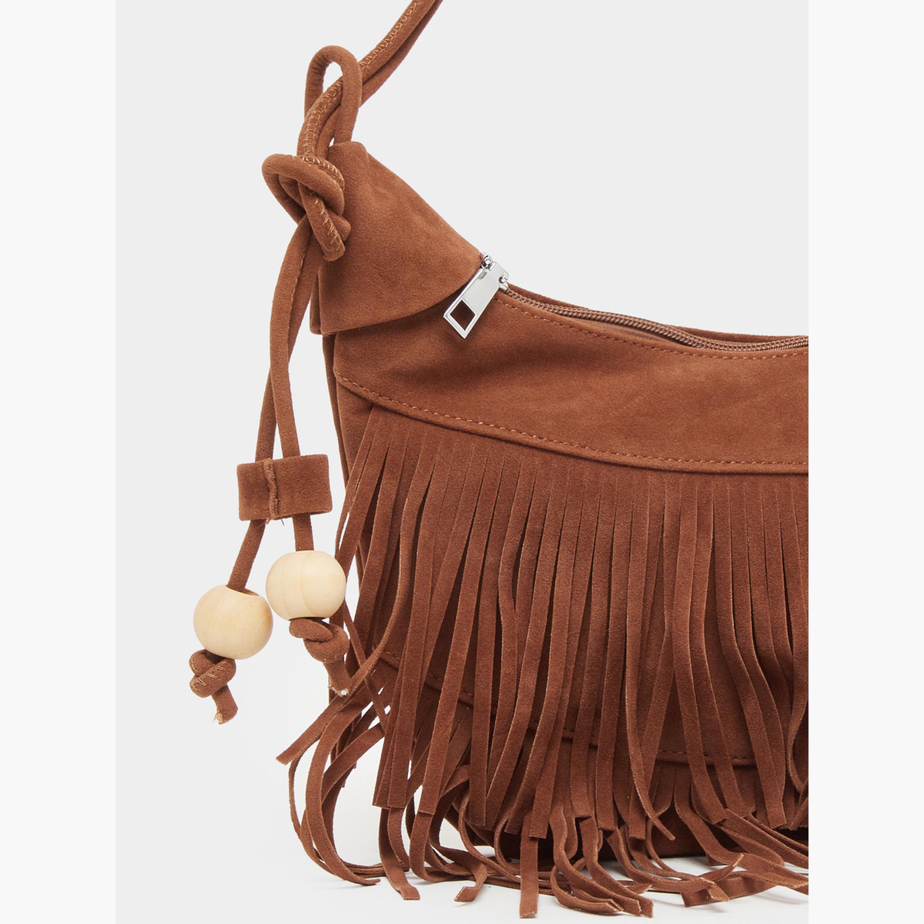 حقيبة كتف سويد بشراشيب-women-bagsandwallets-handbags-image-3