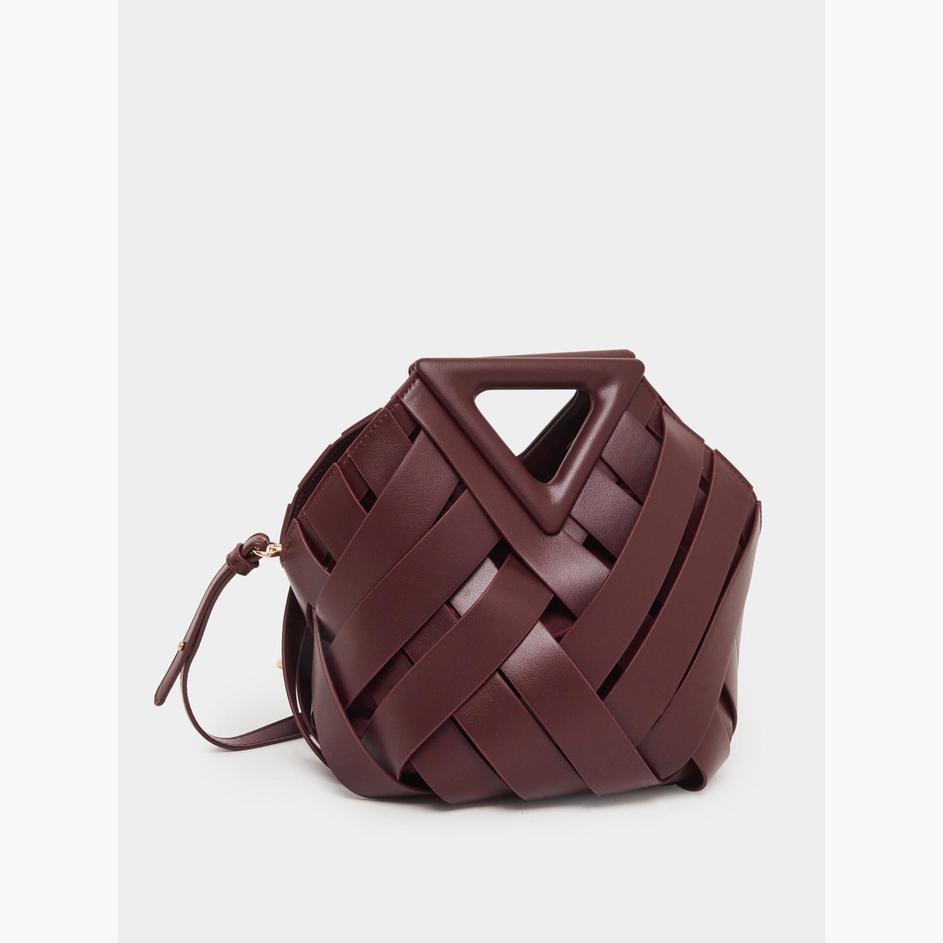Styli Woven Drawstring Handbag-women-bagsandwallets-handbags-image-1