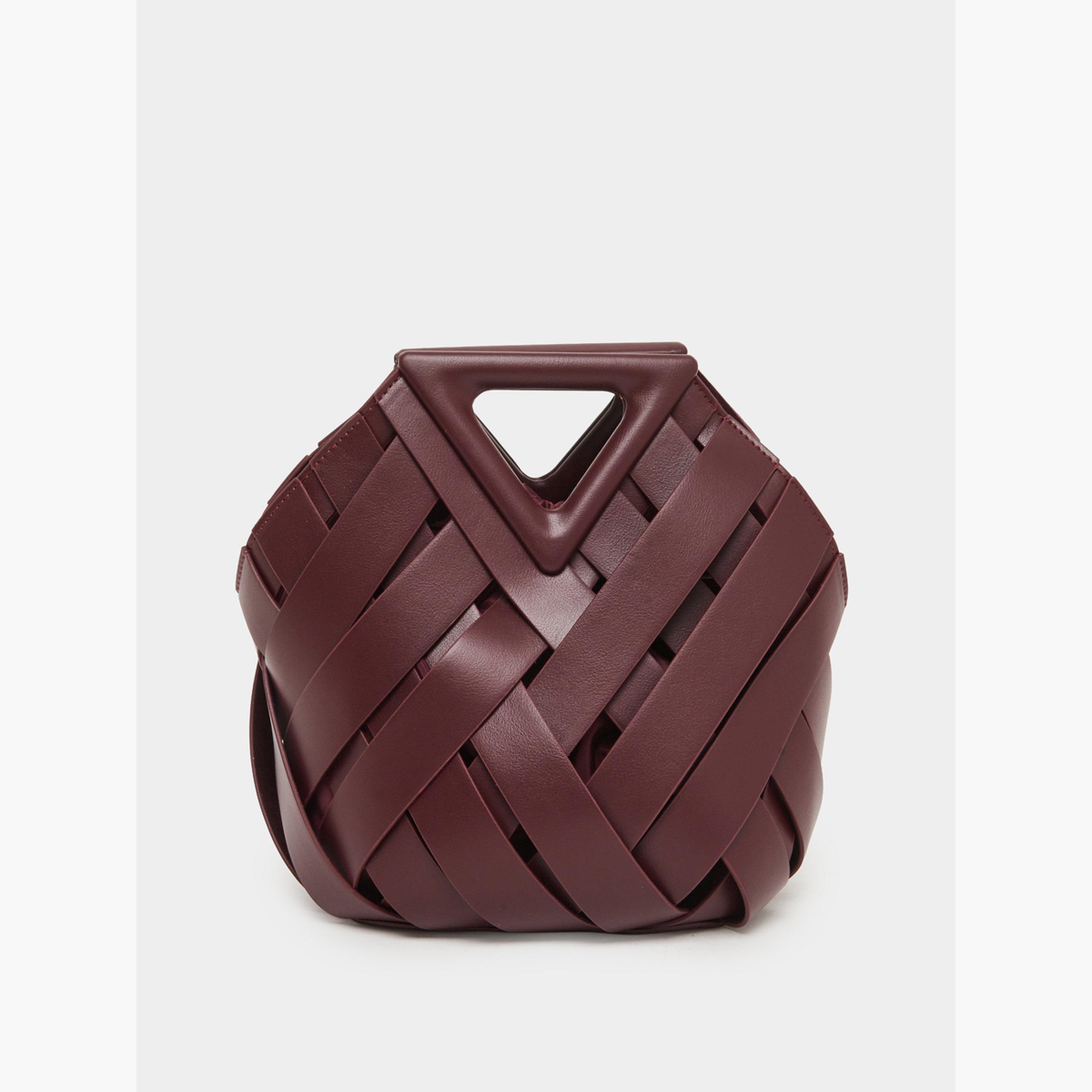 Styli Woven Drawstring Handbag-women-bagsandwallets-handbags-image-2