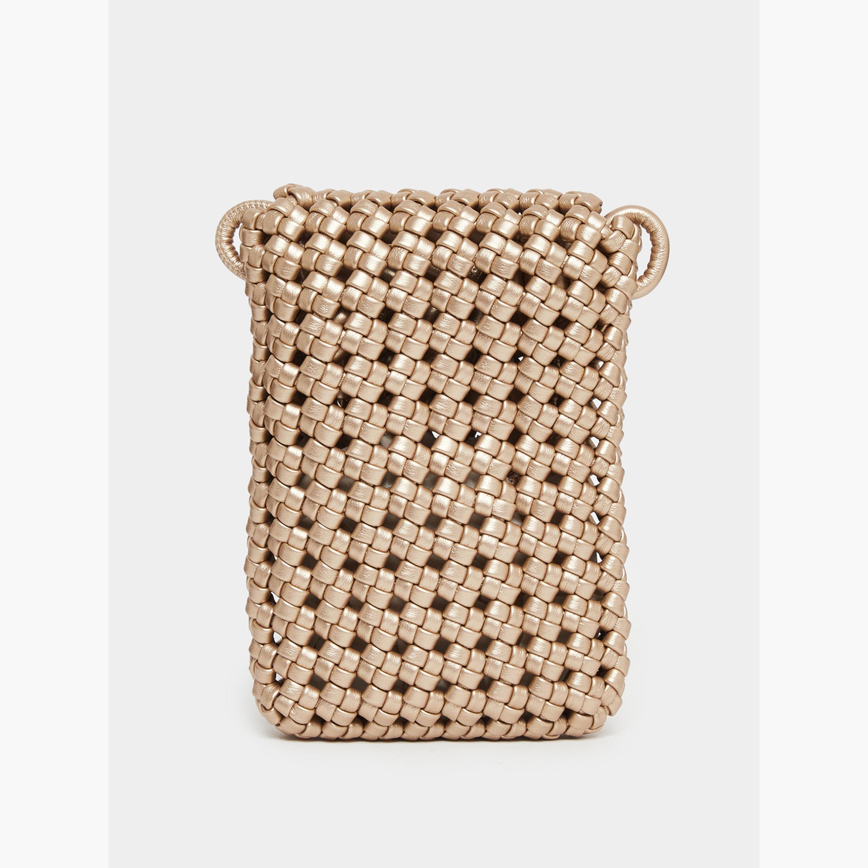 Styli Gold Woven Crossbody Phone Bag-women-bagsandwallets-handbags-image-3