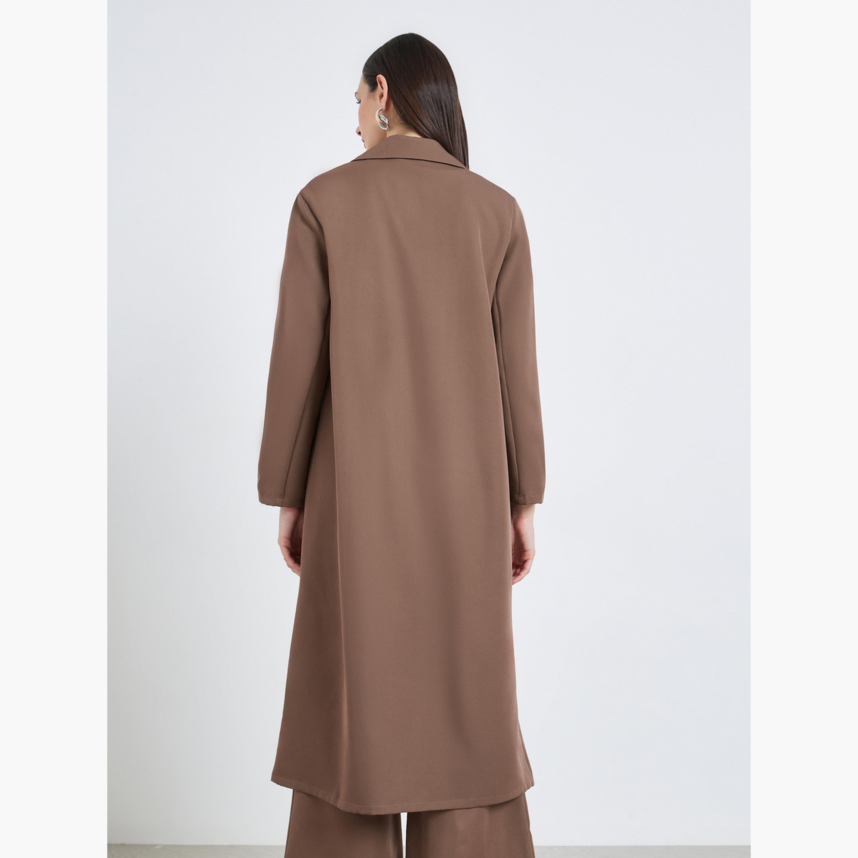 كيمونو بليزر بأزرار وياقة نوتش-women-clothing-coatsandjackets-blazers-image-2