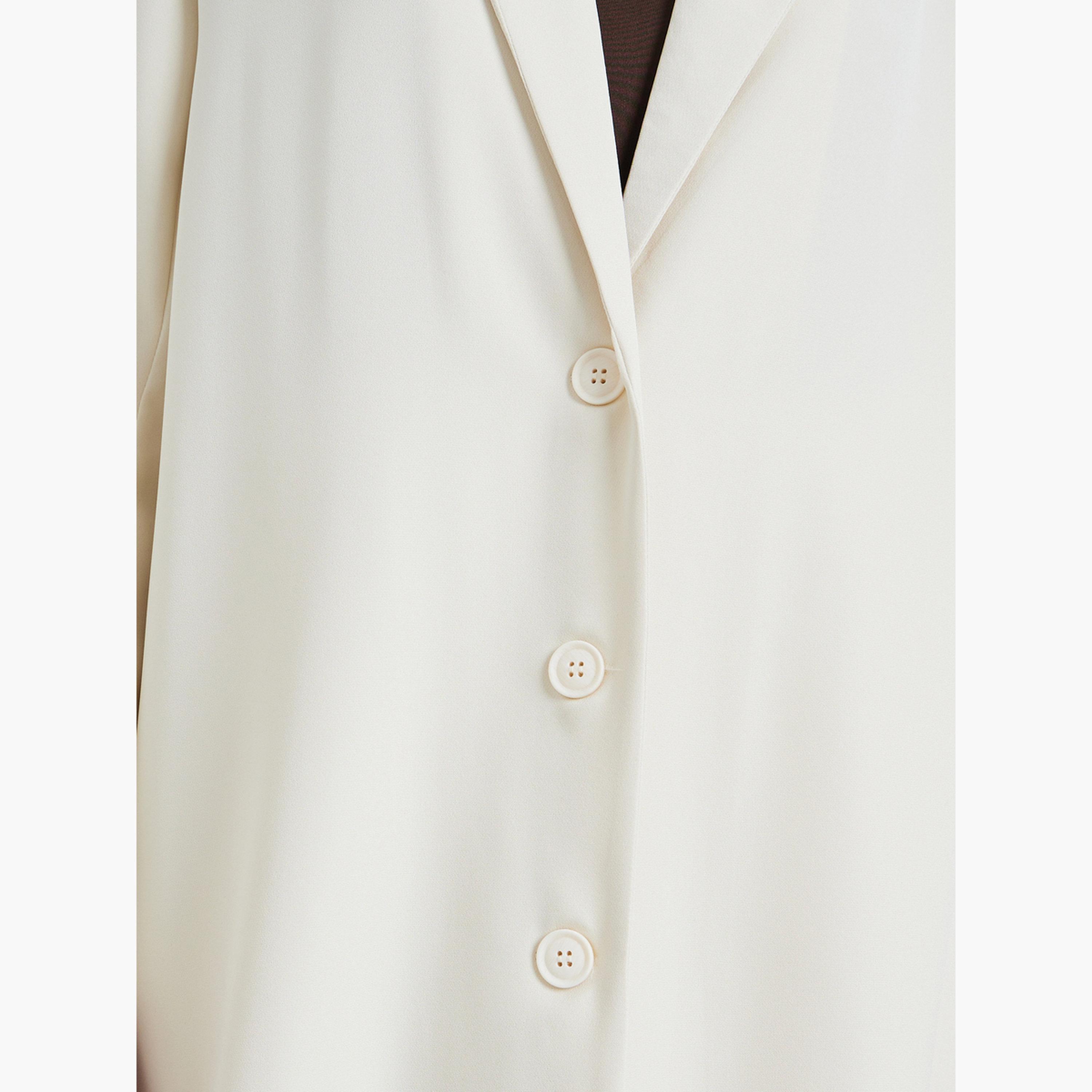 Styli Off-White Notch Label Buttoned Blazer Kimono-women-clothing-coatsandjackets-blazers-image-5