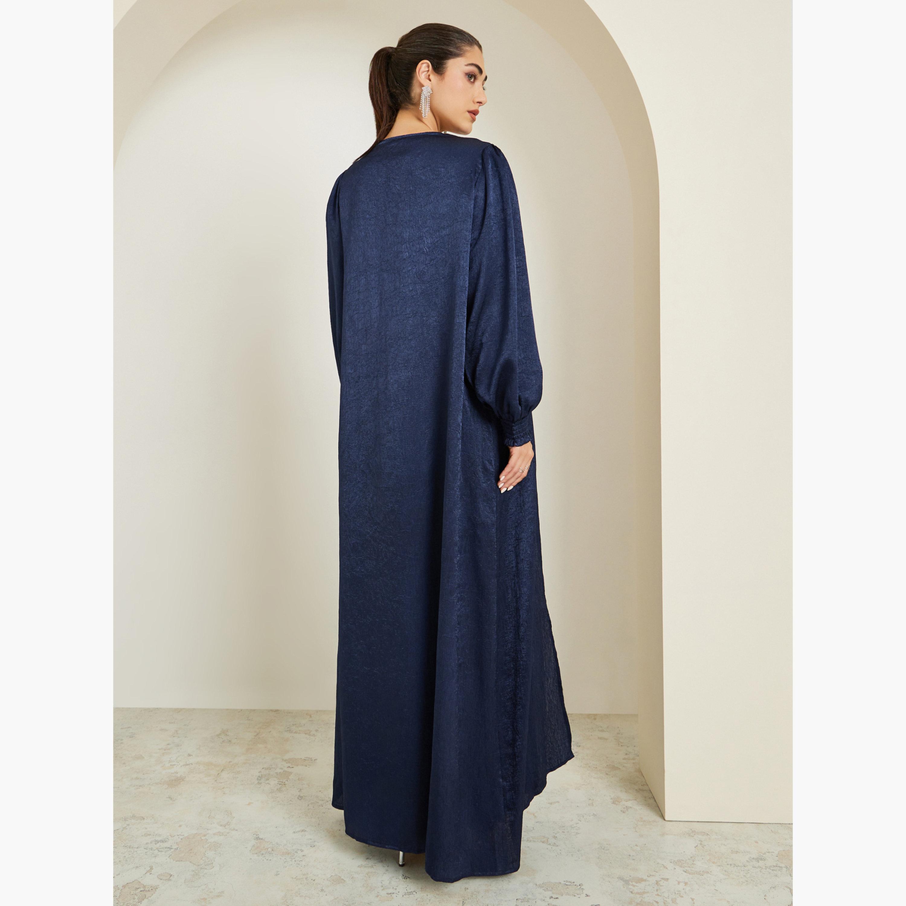 Styli Regular Fit Satin Maxi Kimono-women-clothing-coatsandjackets-jackets-image-4