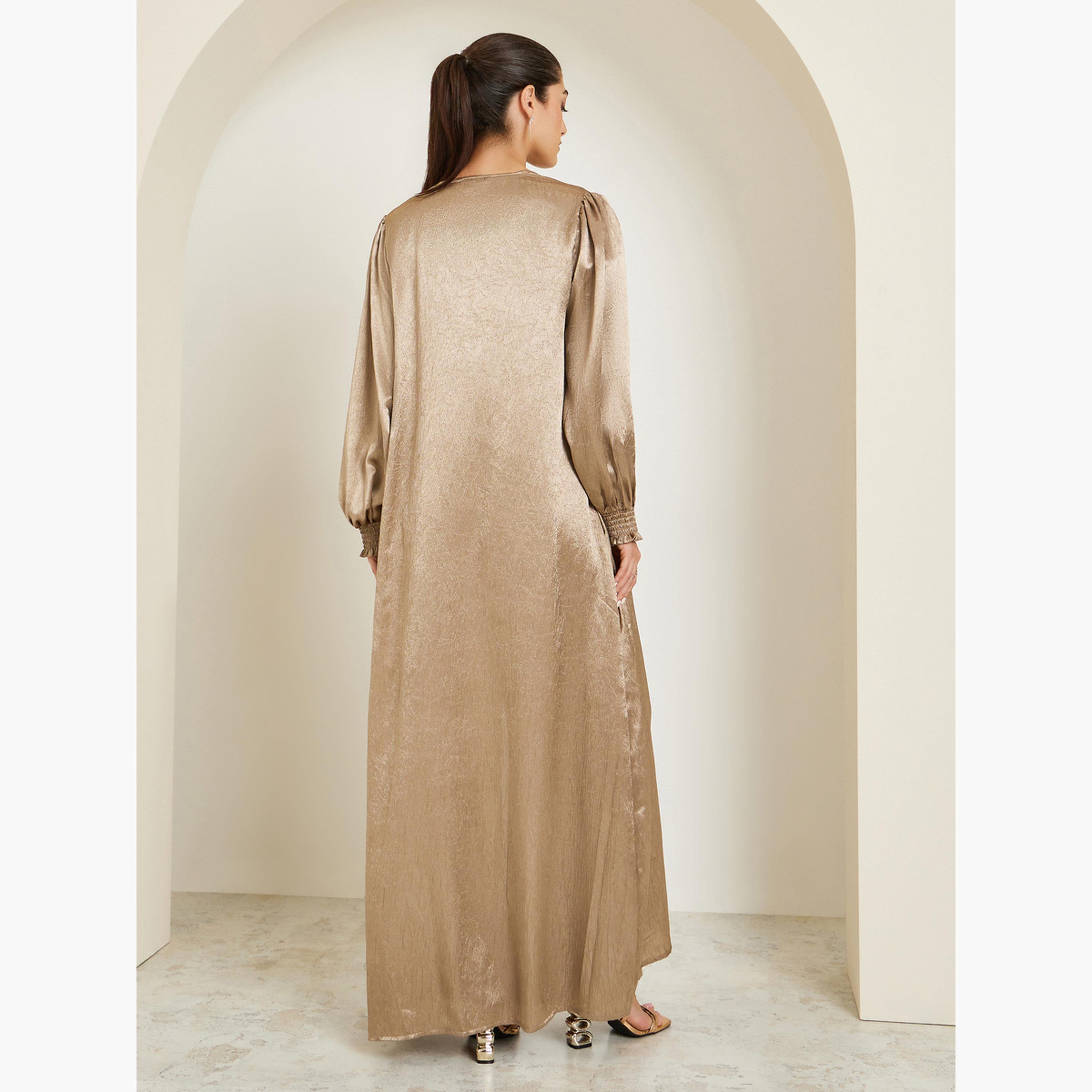 Styli Regular Fit Satin Maxi Kimono-women-clothing-coatsandjackets-jackets-image-4
